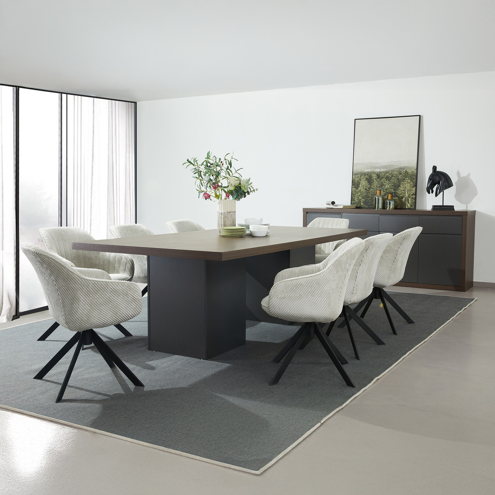 طاولة سفرة 8 مقاعد من وينشستر-hbxfurniture-diningroom-diningtables-eightseater-image-7
