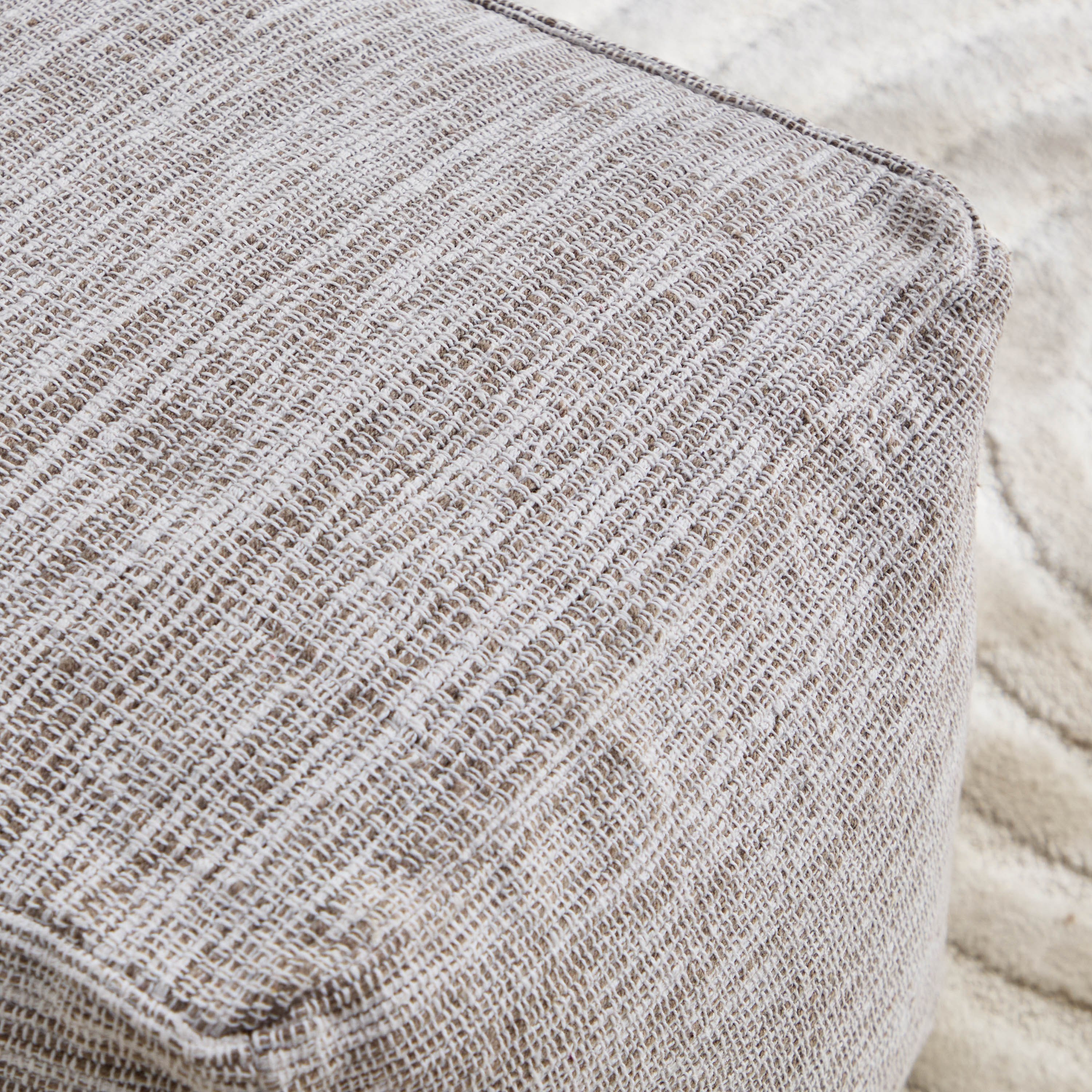 Madison Handmade Cotton Pouf - 45x45x40 cm-hbxlivingroom-sofasandarmchairs-ottomansandfootstools-image-3