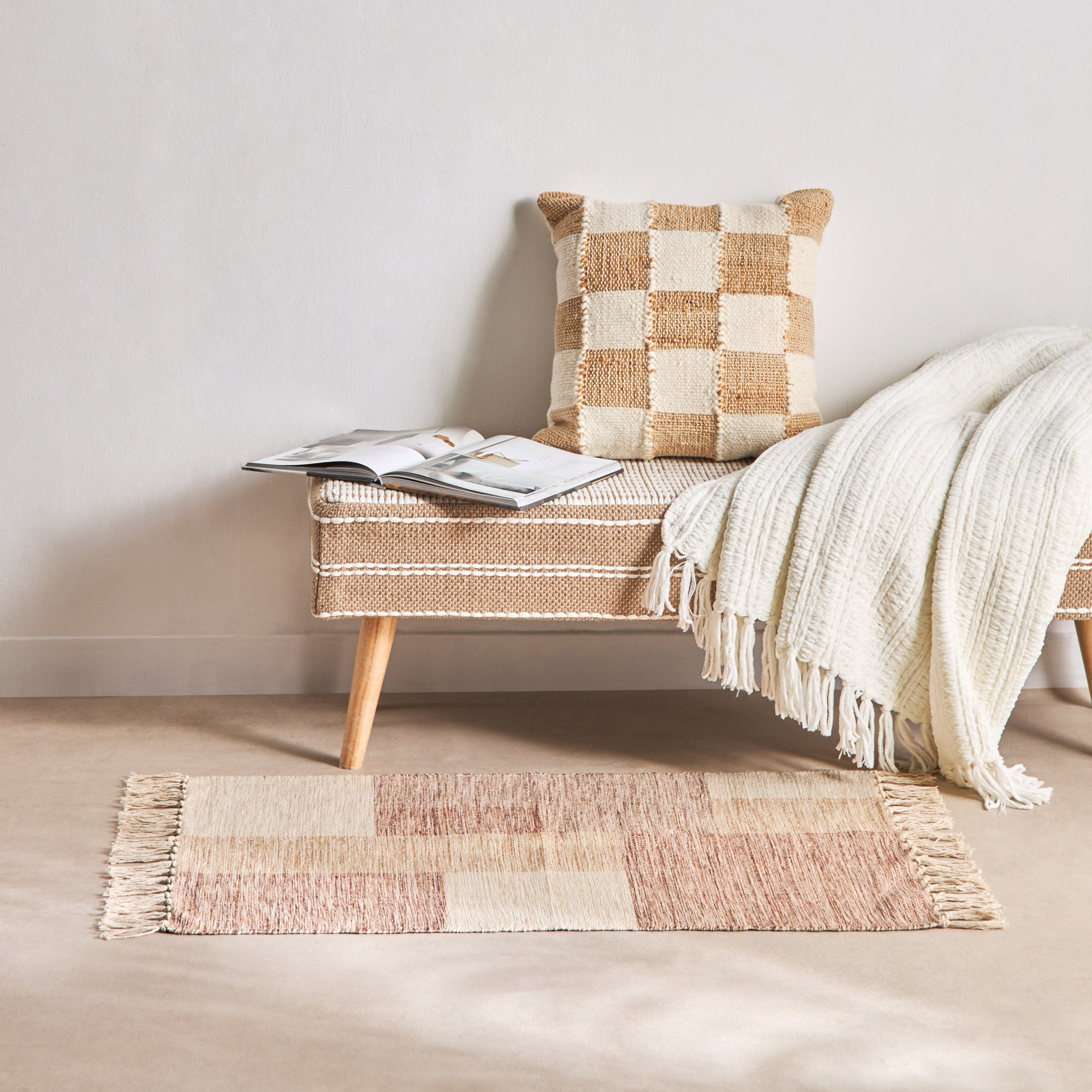 Glimmer Aristo Handmade Printed Dhurrie - 60x90 cm-hbxdecorandfurnishings-floorcoverings-rugs-image-5