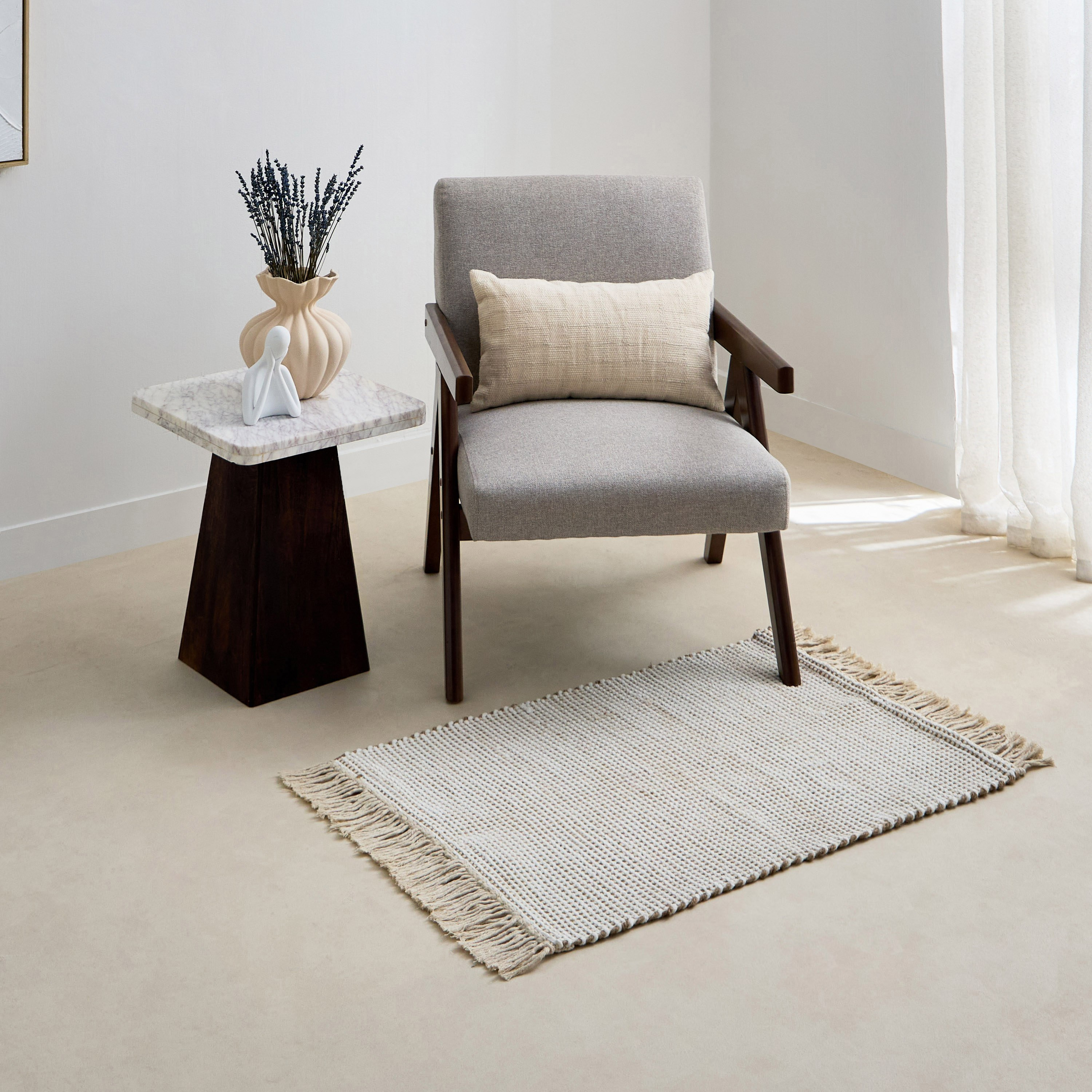 سجادة دوري جوت قطنية بلش من أزورا - 60x90 سم-hbxdecorandfurnishings-floorcoverings-rugs-image-1