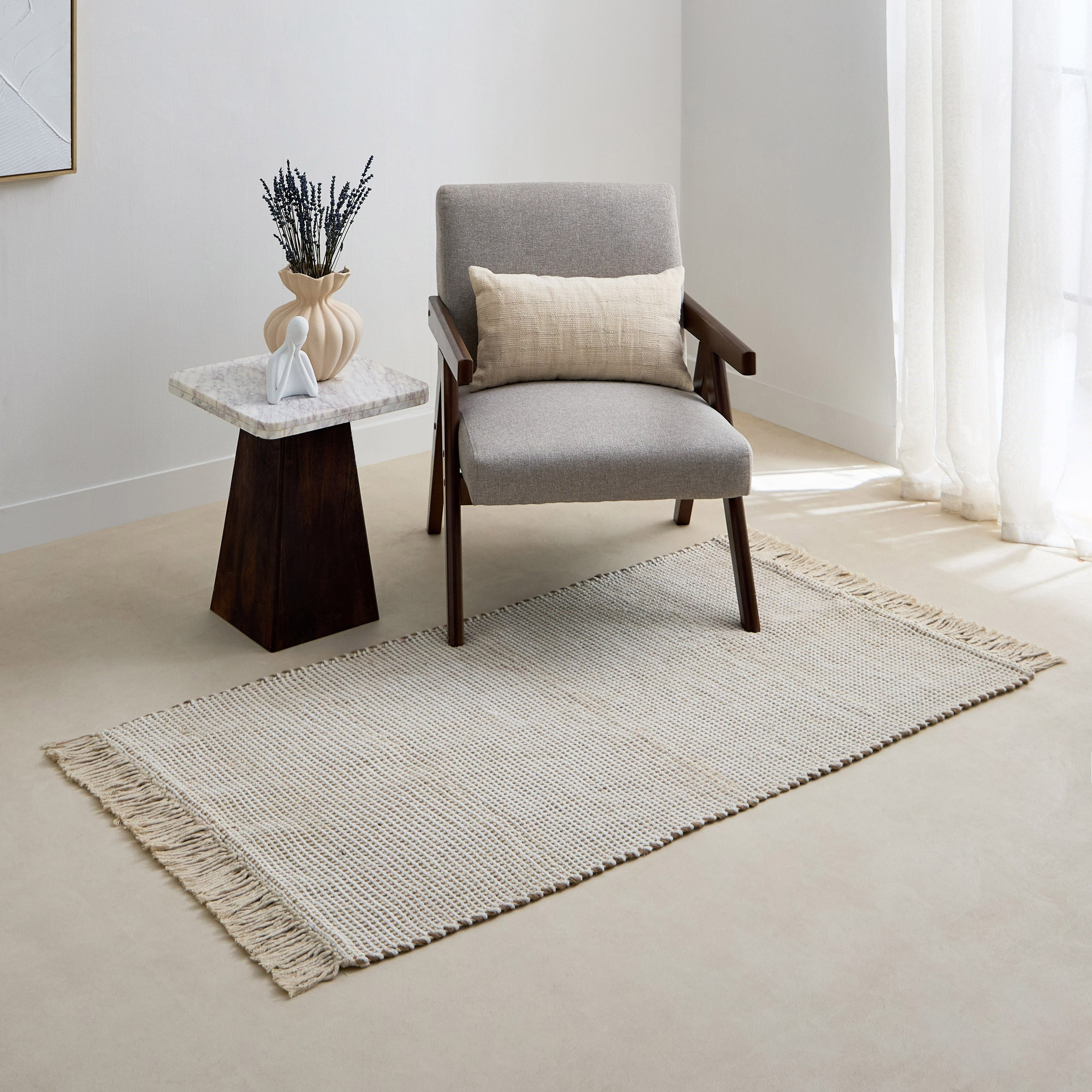 سجادة دوري جوت قطنية من أزورا - 80×150 سم-hbxdecorandfurnishings-floorcoverings-rugs-image-1