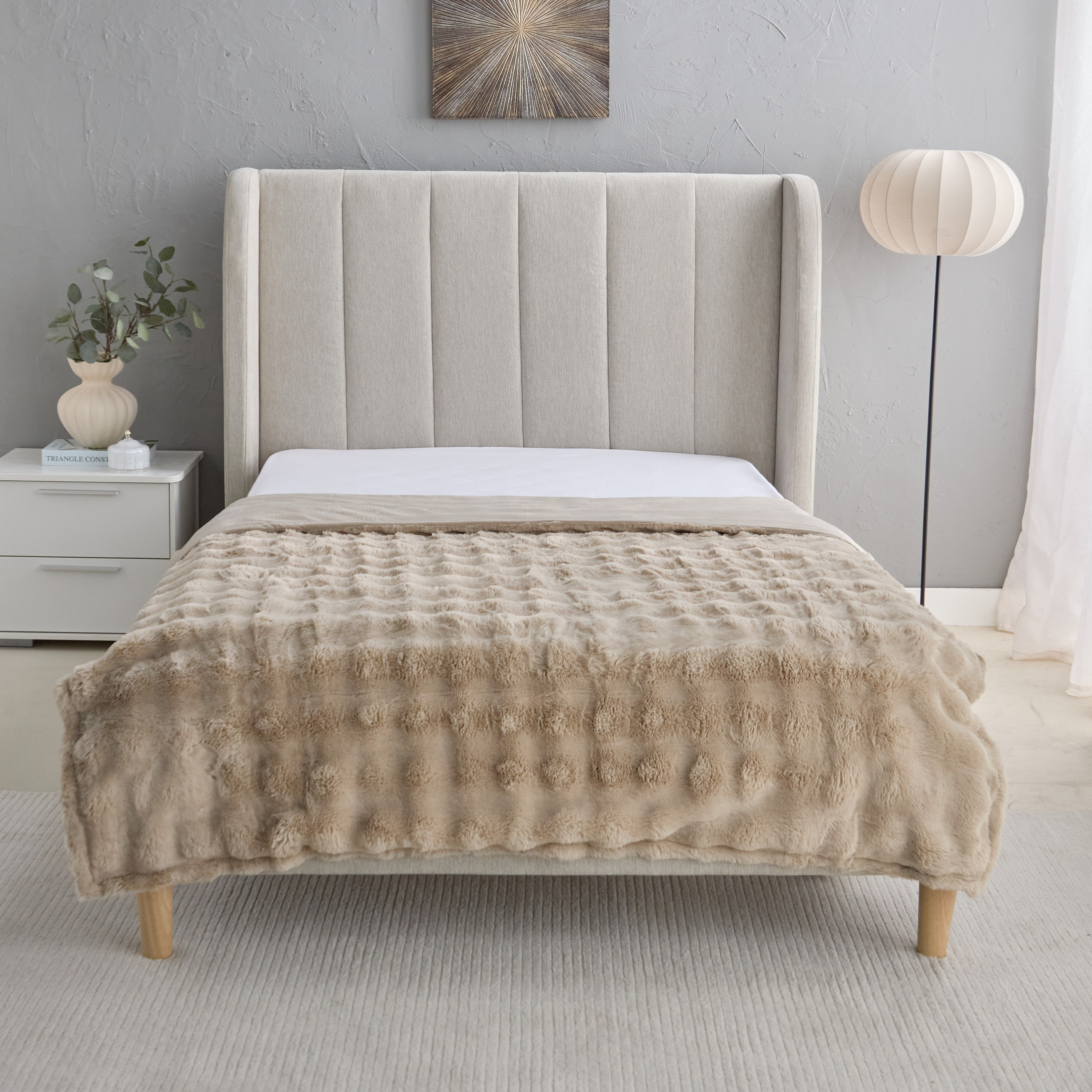 بطانية توين فرو أرنب مزدوجة الطبقات من نيس بابل - 150x220 سم-hbxhomeware-hbxbedroom-image-2