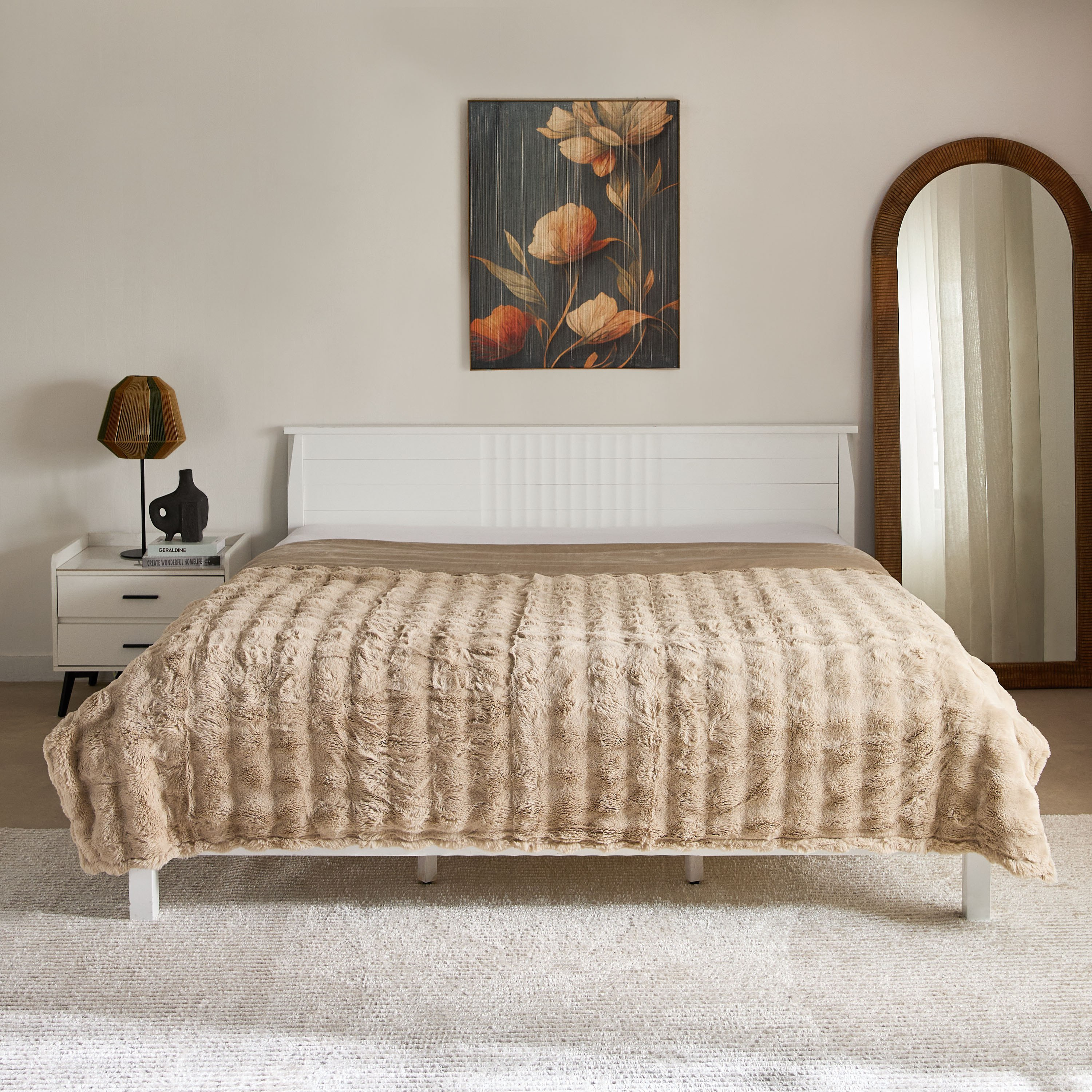 بطانية كينغ فرو أرنب مزدوجة الطبقات من نيس بابل - 220x240 سم-hbxhomeware-hbxbedroom-image-2