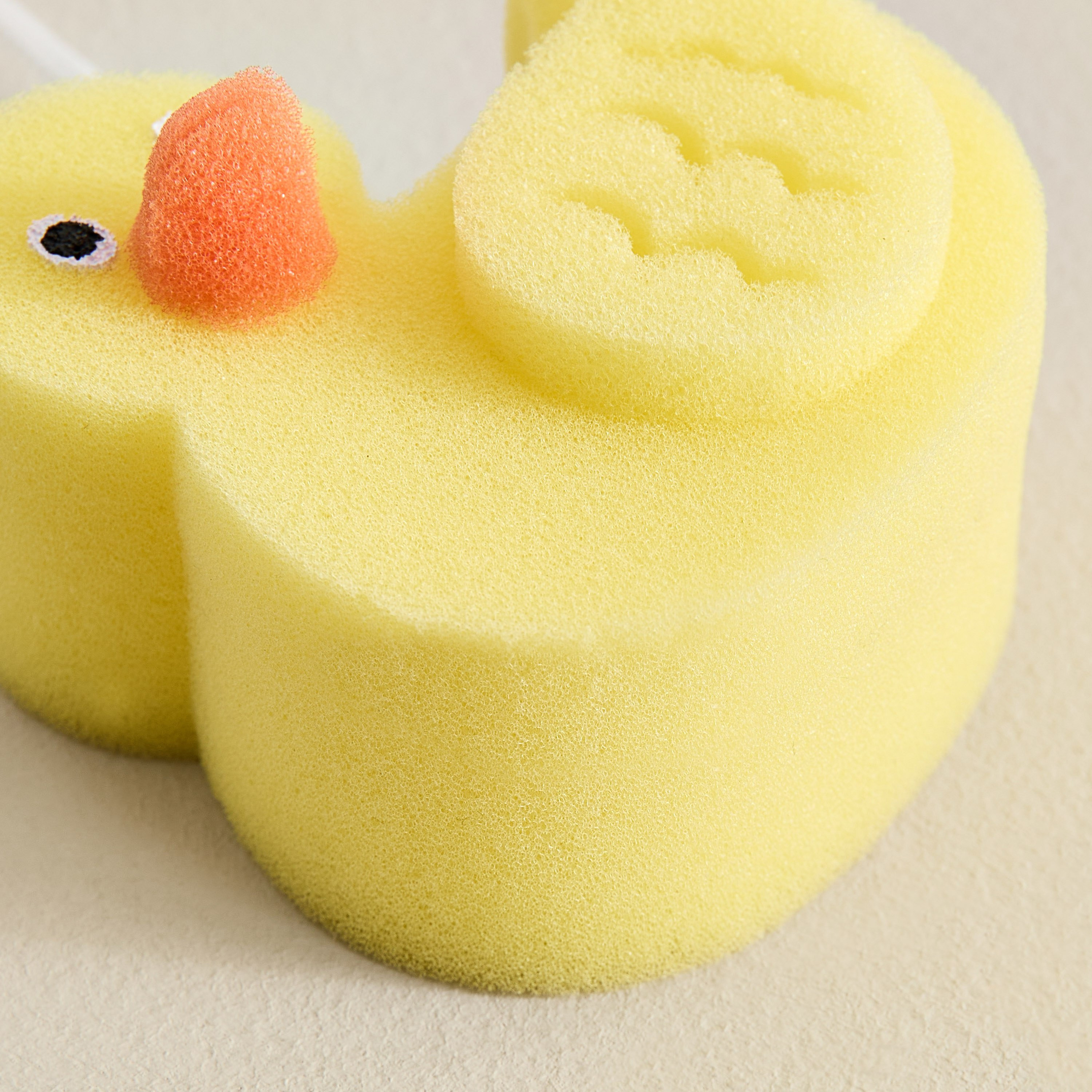 Ducky Bath Sponge - 9x9x6 cm-hbxhomeware-hbxkidsandyouth-image-3