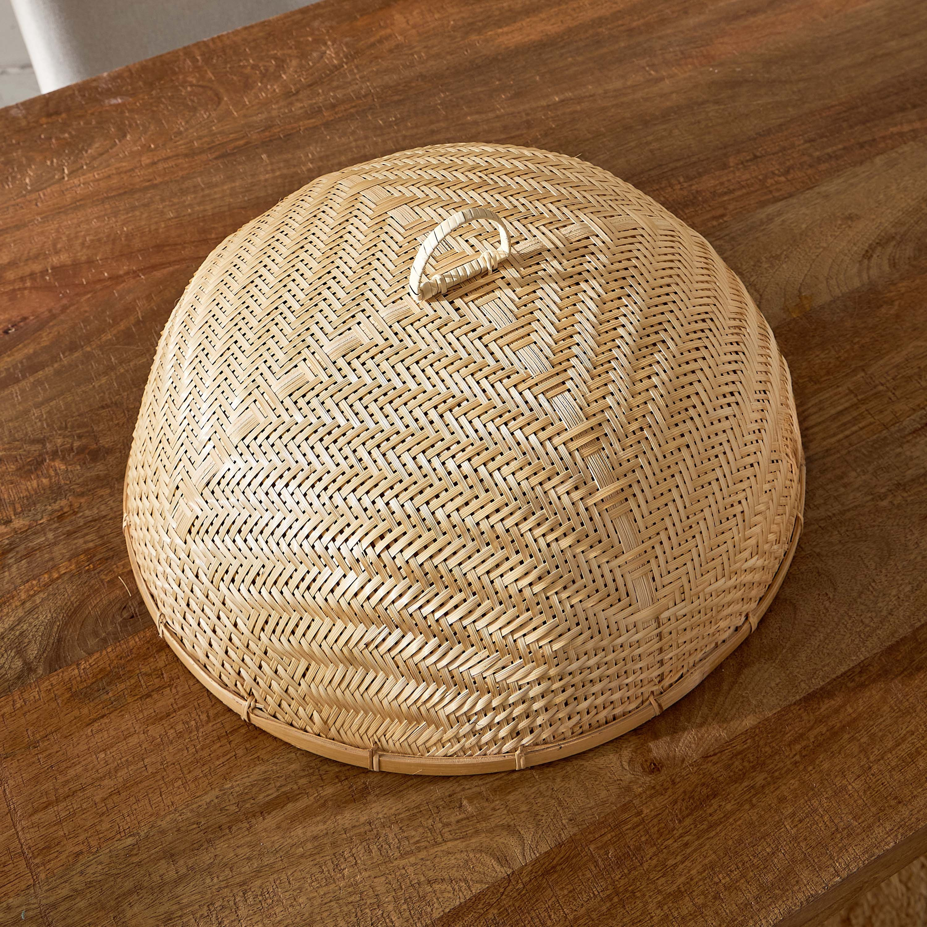 غطاء طعام من الخيزران الطبيعي من بلمونتي - 45×19 سم-hbxkitchen-kitchenware-kitchenaccessories-image-2