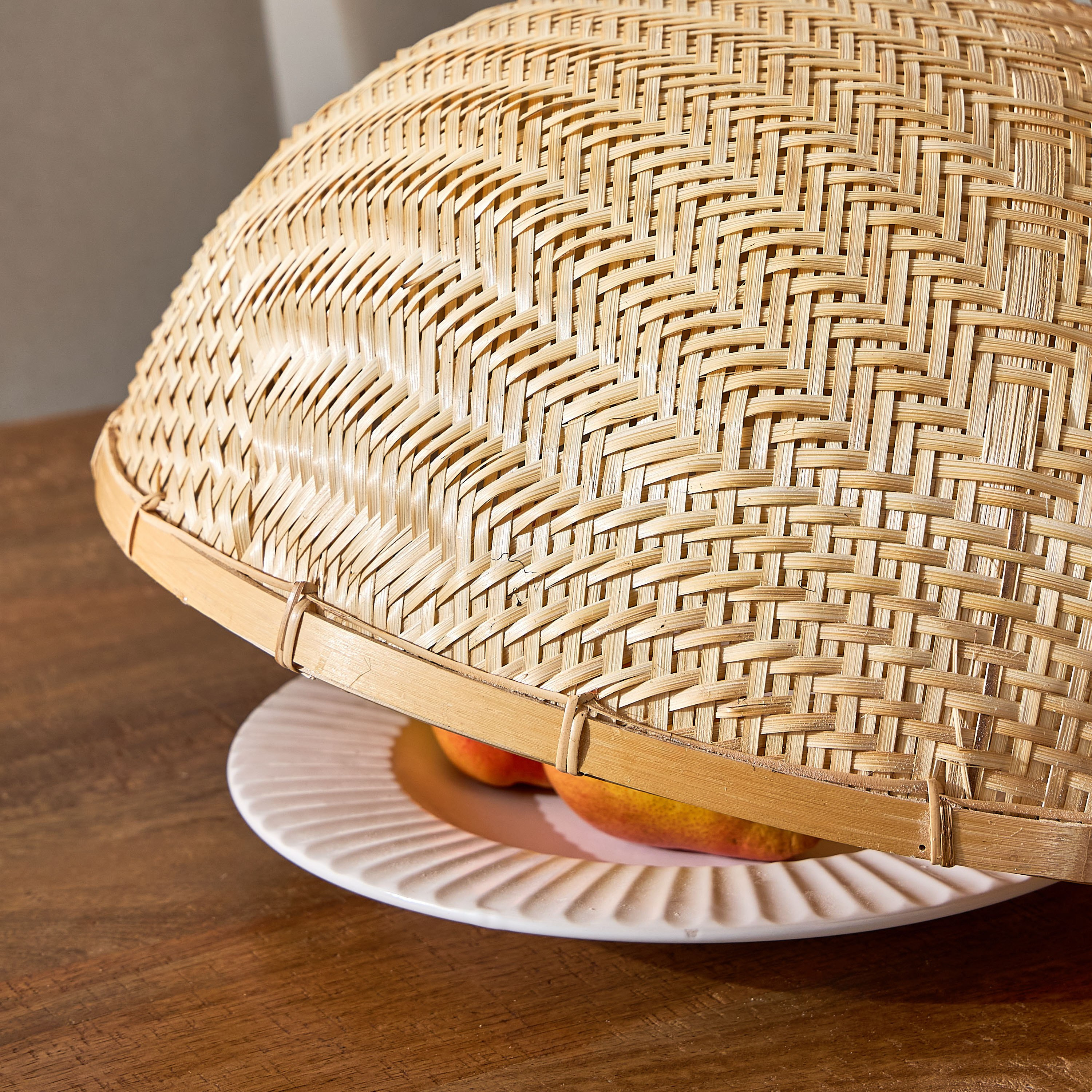 غطاء طعام من الخيزران الطبيعي من بلمونتي - 45×19 سم-hbxkitchen-kitchenware-kitchenaccessories-image-3