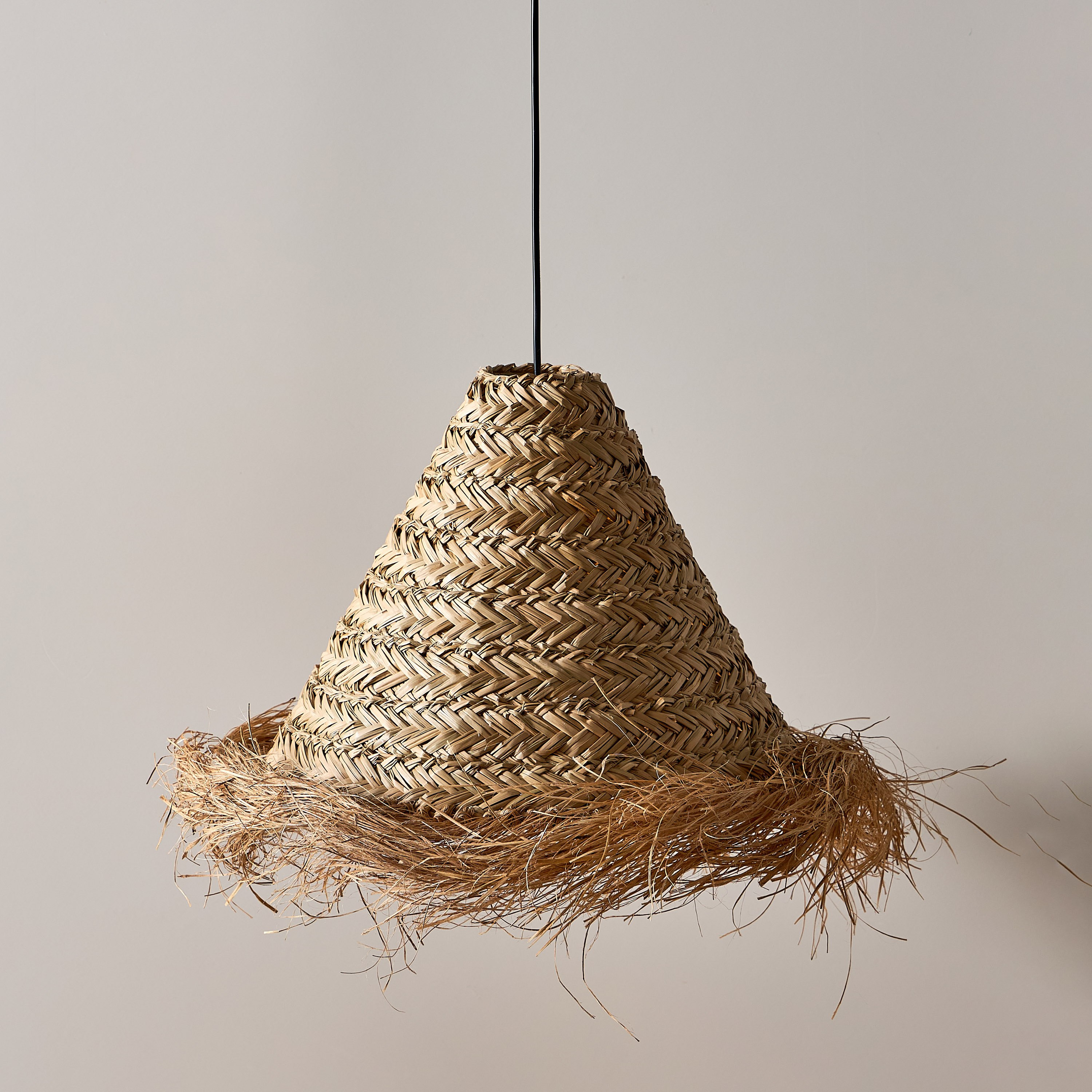 غطاء مصباح من أعشاب البحر من بلمونتي - 41x30×35 سم-hbxhomeware-hbxlivingroom-image-1