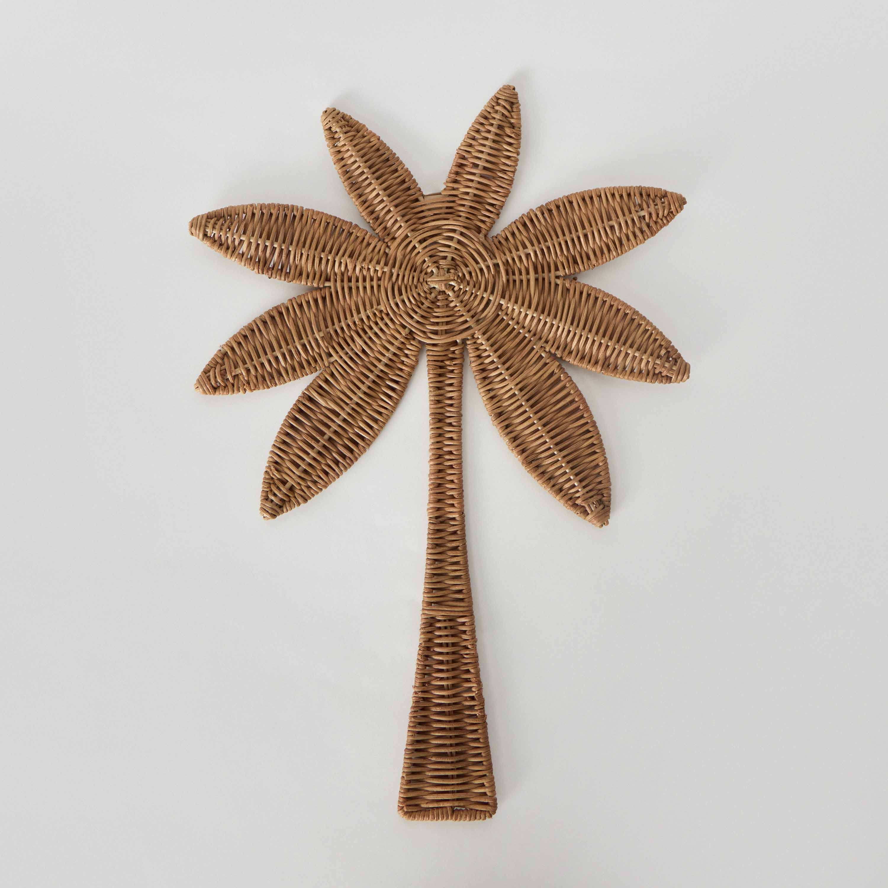 Belmonte Palm Rattan Wall Decor - 34x51 cm-hbxdiningroom-walldecor-wallart-image-5