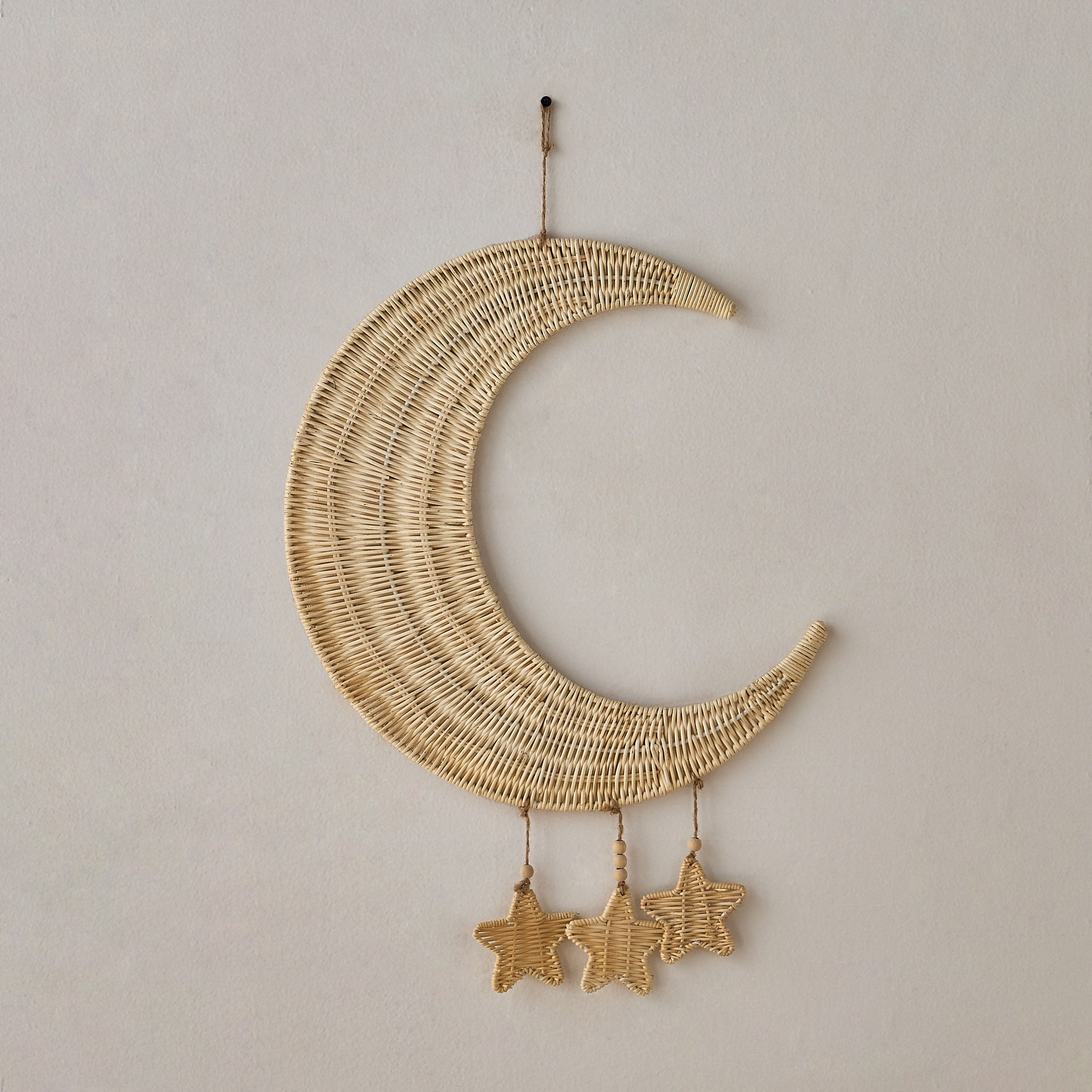 ديكور حائط من الخيزران على شكل نجمة وقمر من بلمونتي - 40×44 سم-hbxdiningroom-walldecor-wallart-image-2