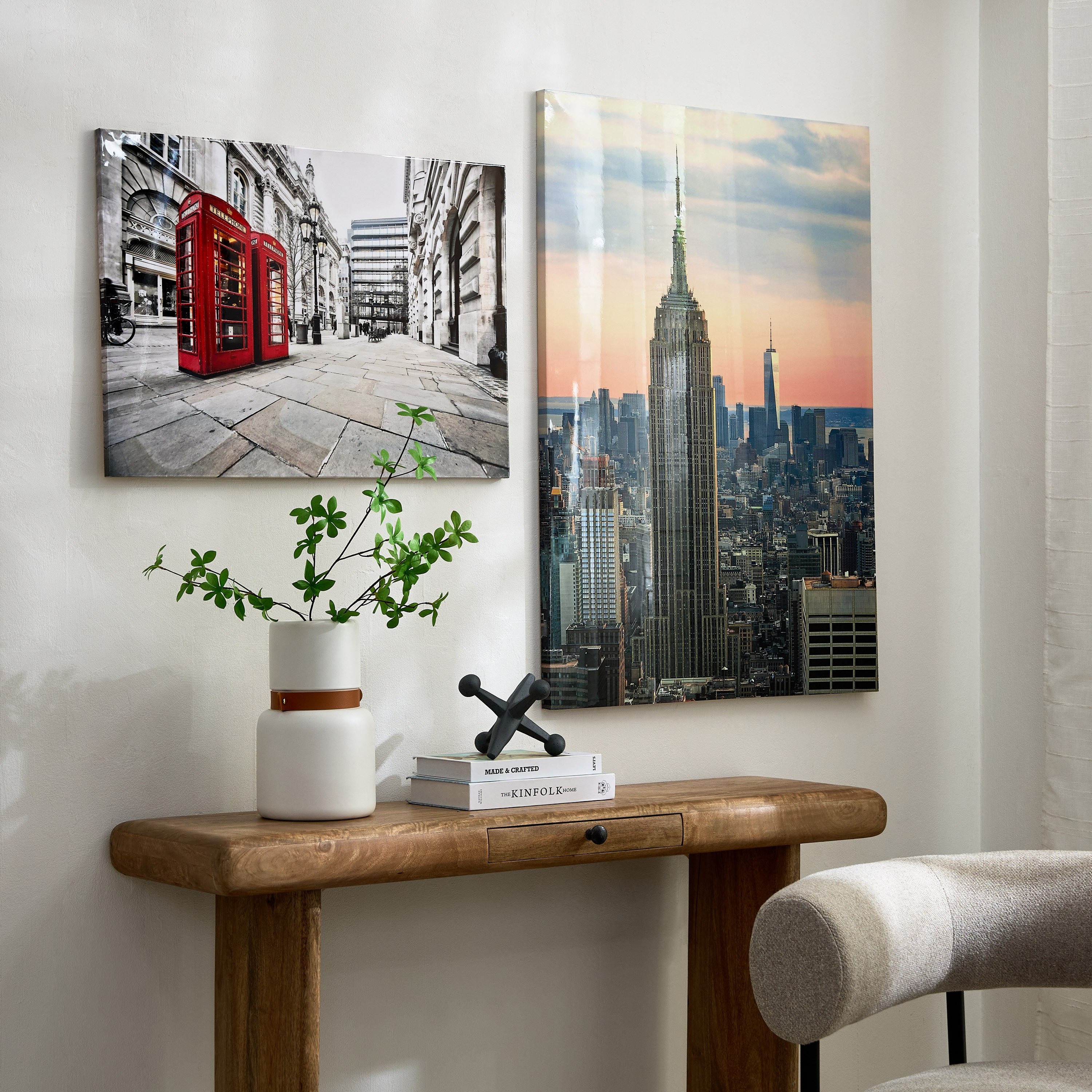 Nairobi Tower Hand Painting Gloss Wall Art - 100x2.5x70 cm-hbxhomeware-hbxdecorandfurnishings-image-5