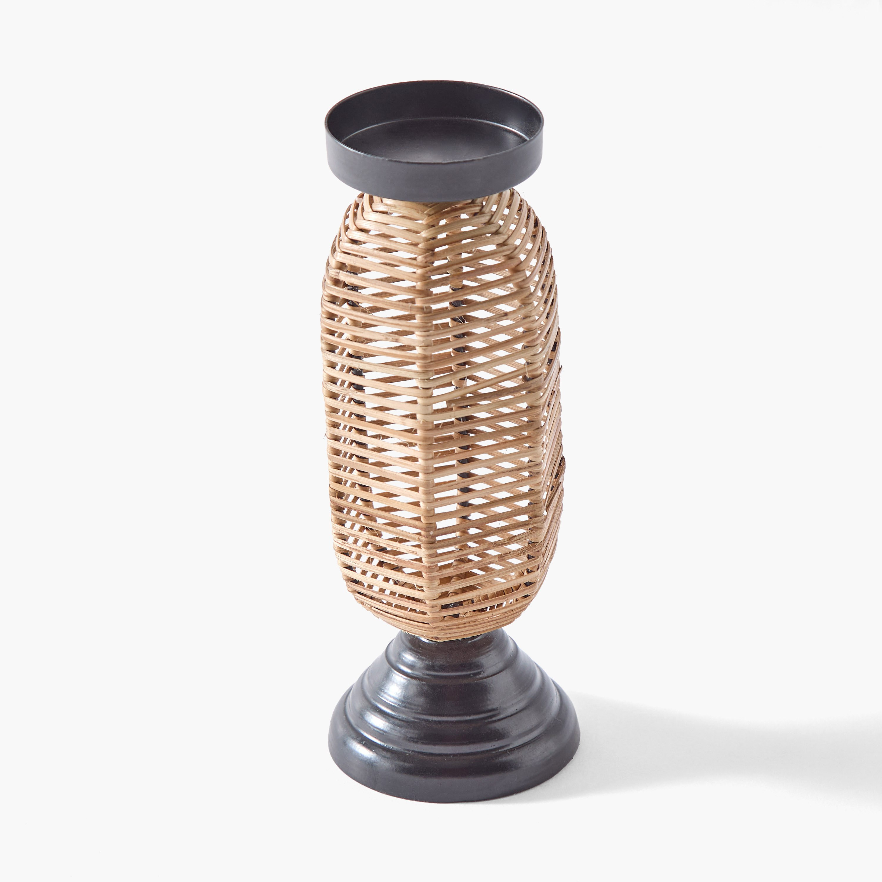 حامل شموع عمودي معدن من درين - 8x8x22.5 سم-hbxlivingroom-decorandaccessories-candleholders-image-5