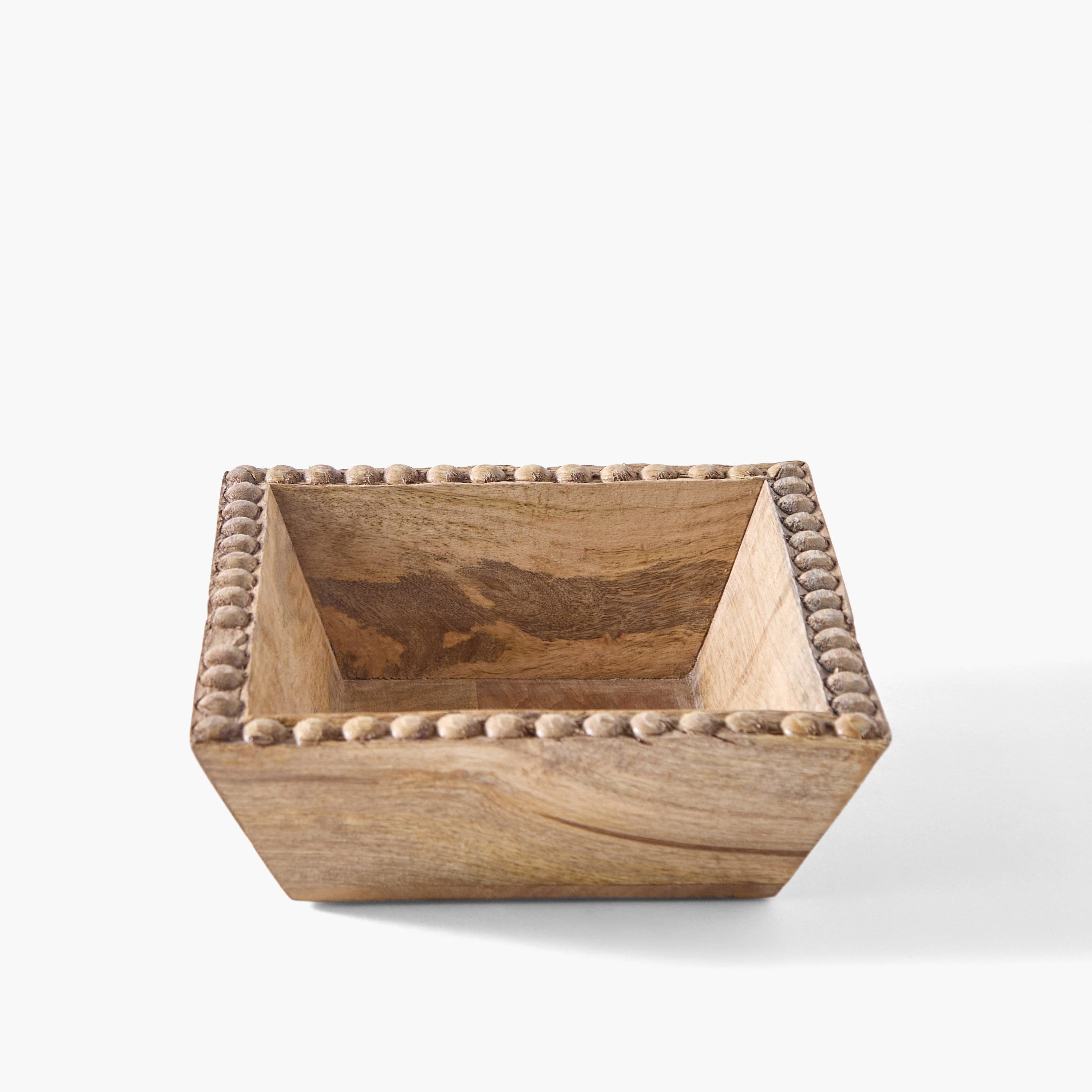 Wens Wooden Beaded Tray - 20x20x5 cm-hbxdecorandfurnishings-tabletop-serveware-image-5