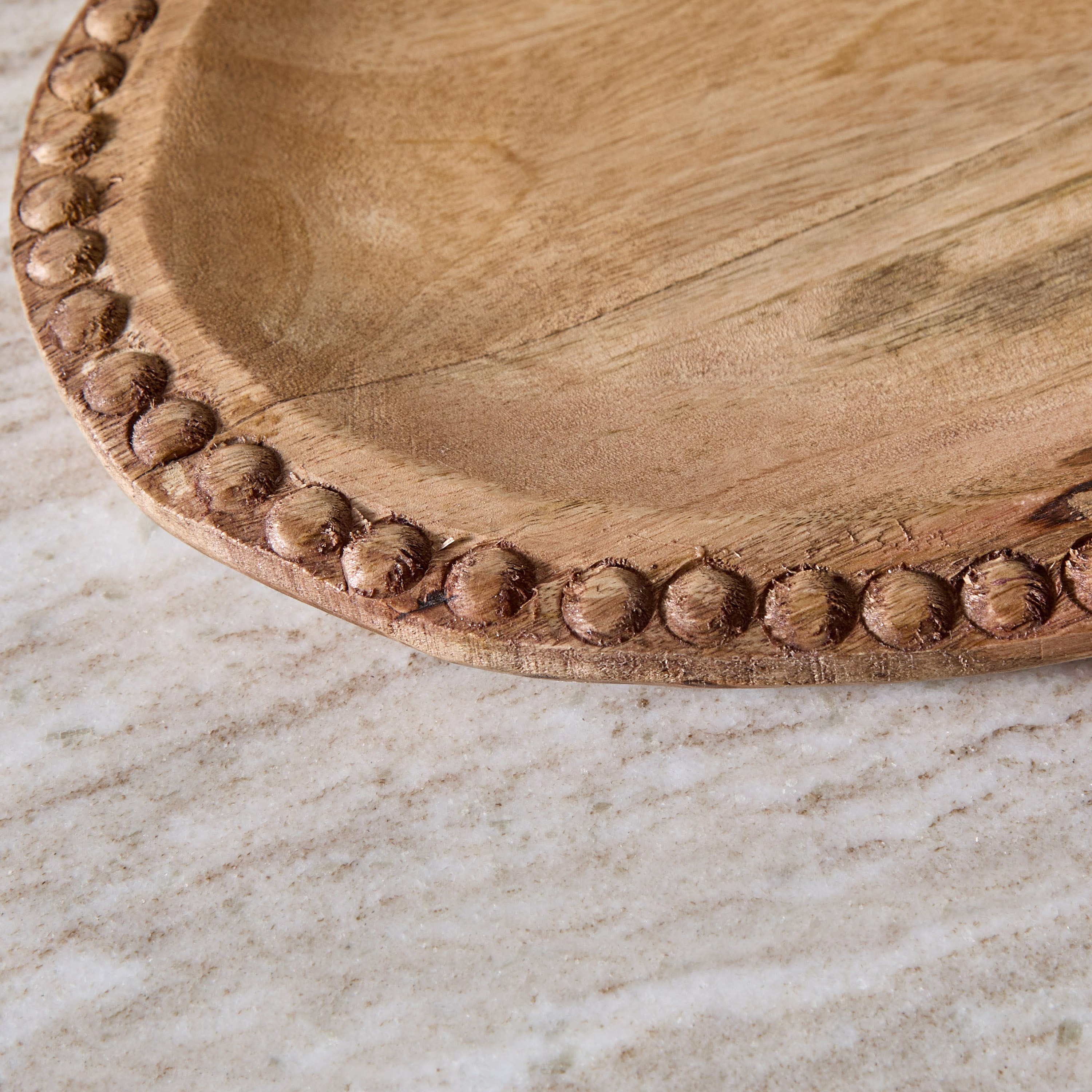 Wens Wooden Beaded Oval Tray - 41x26x2 cm-hbxhomeware-hbxdiningroom-image-3