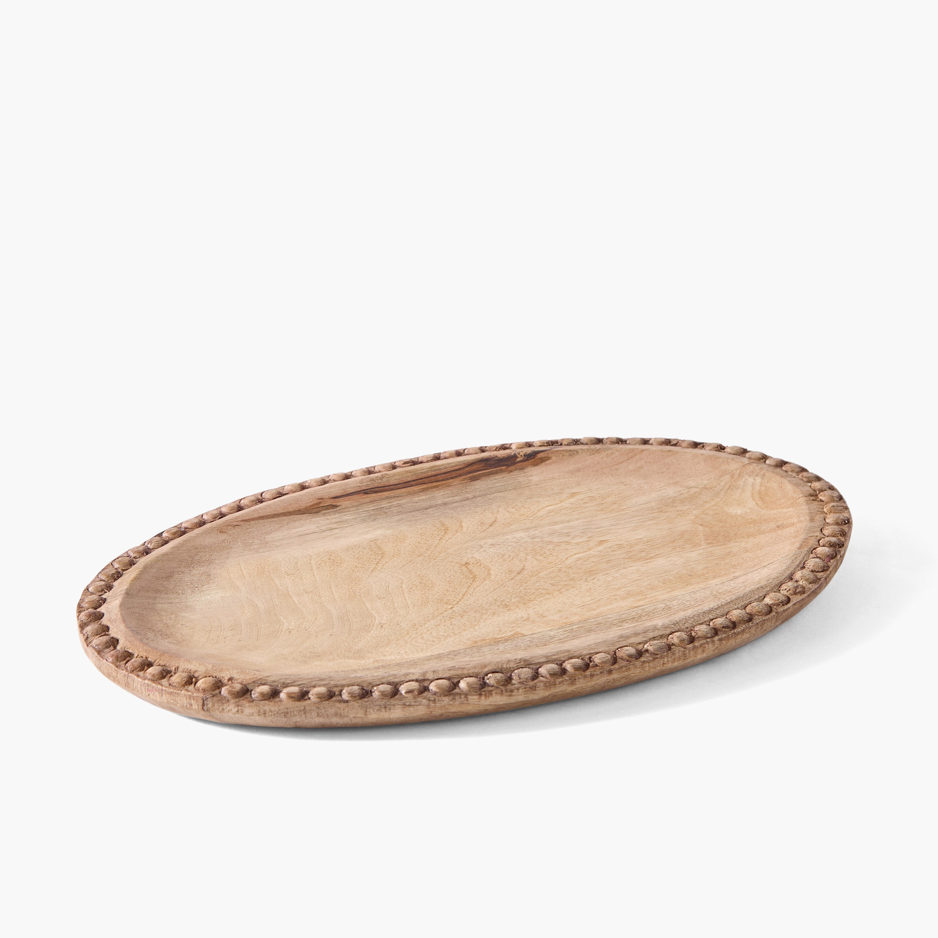 Wens Wooden Beaded Oval Tray - 41x26x2 cm-hbxhomeware-hbxdiningroom-image-5