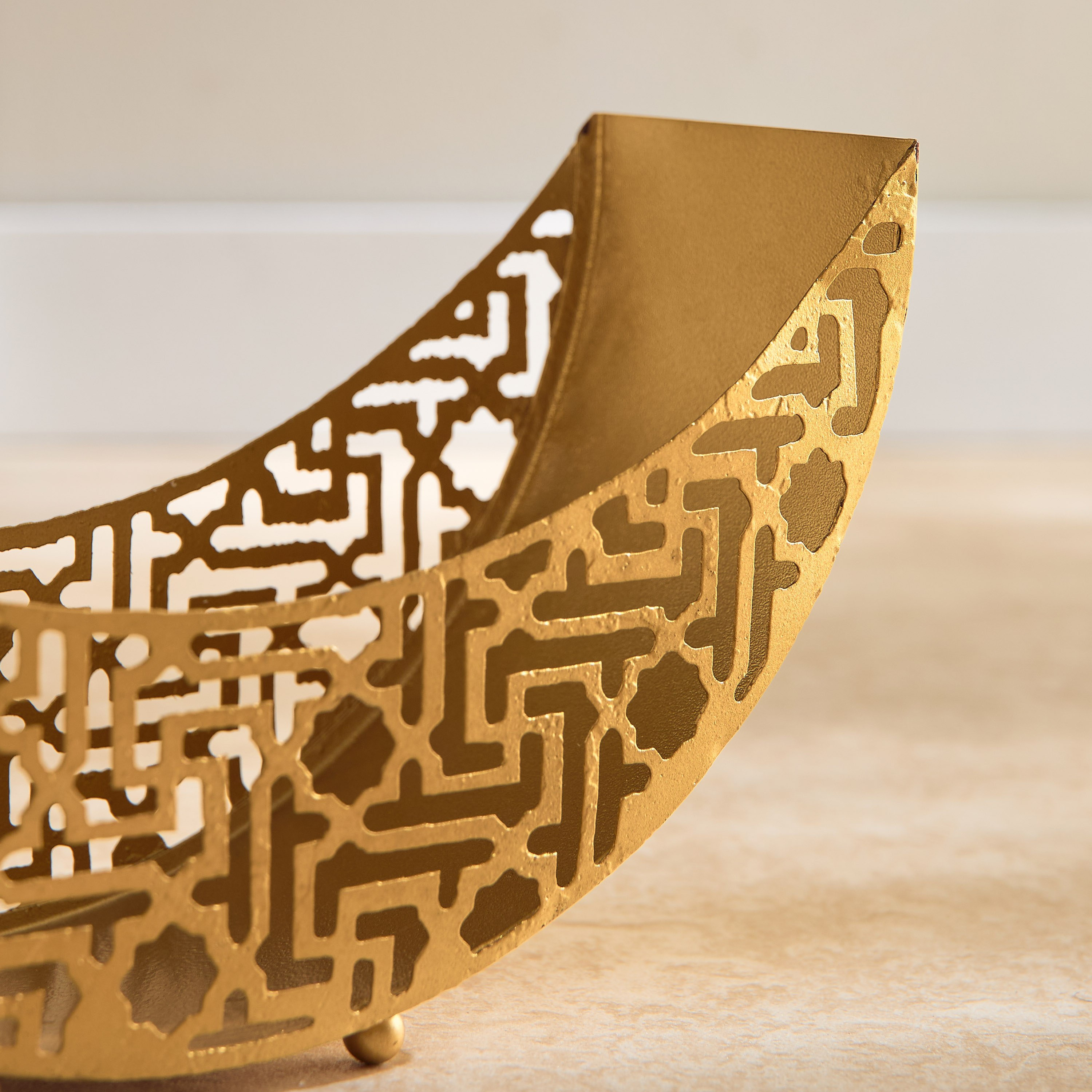 طبق وعاء على شكل قمر ميتال ميراج من سكايلاين - 30x10x10 سم-hbxdecorandfurnishings-homeaccessories-bowls-image-3