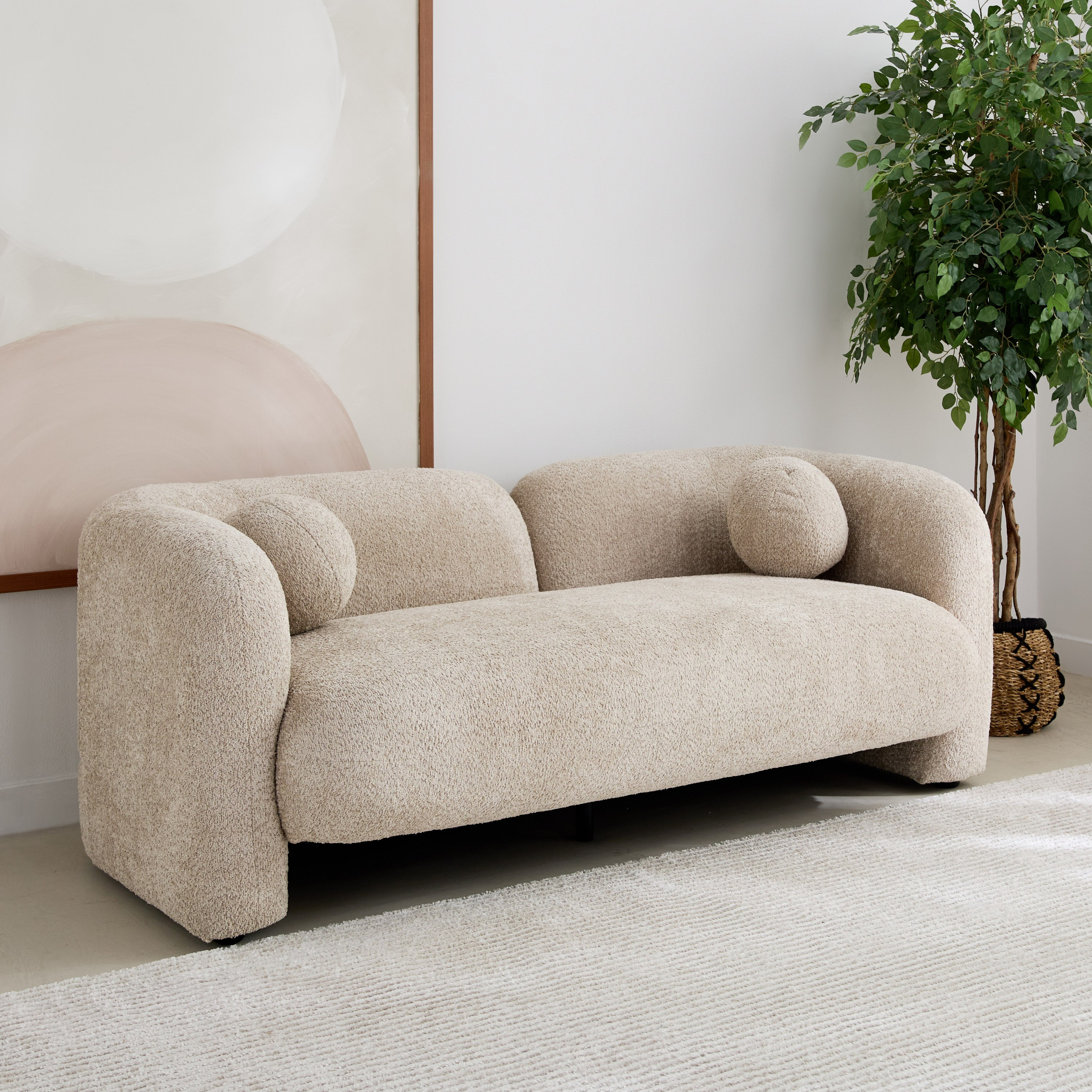 كنبة قماش بمقعدين مع وسادتين من سيسيلي-hbxlivingroom-sofasandarmchairs-sofas-image-1