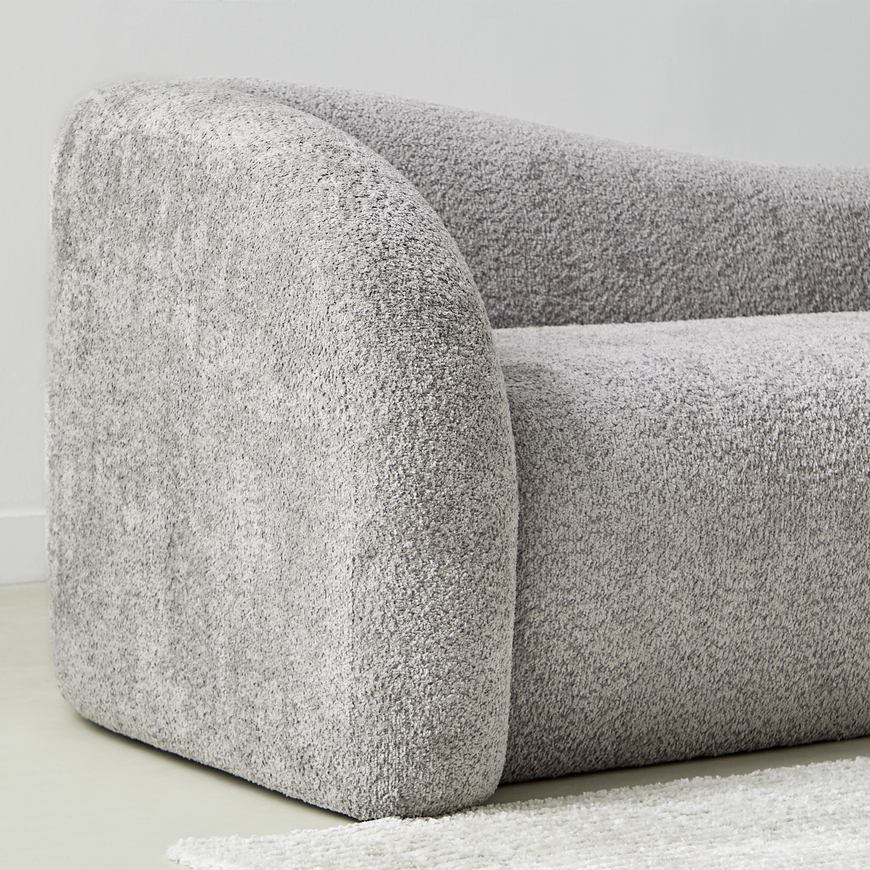 Buy Palermo 3-Seater Fabric Sofa with 2 Cushions Online in UAE | Homebox