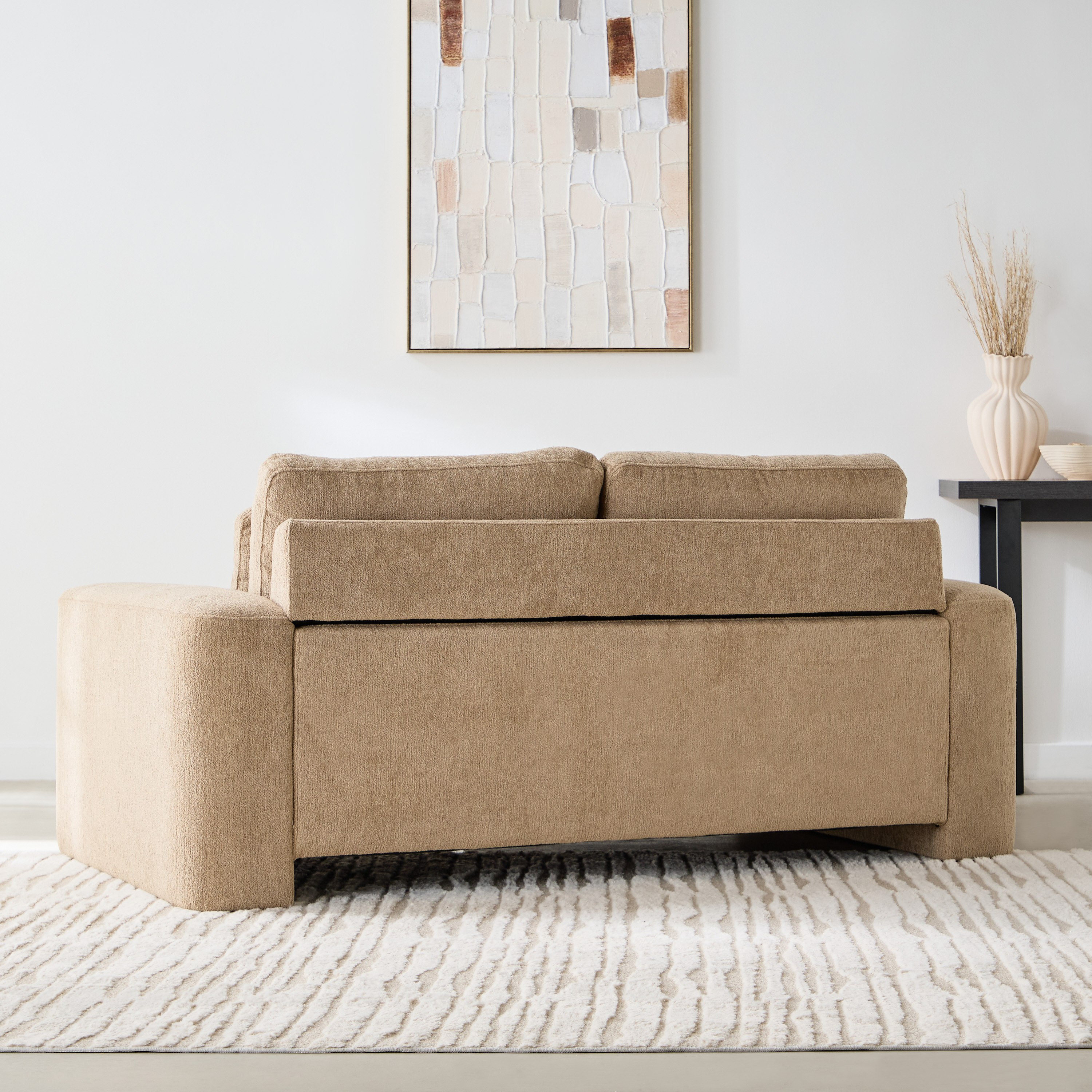 كنبة قماش مقعدين مع 3 وسائد من روفيغو-hbxlivingroom-sofasandarmchairs-sofas-image-3