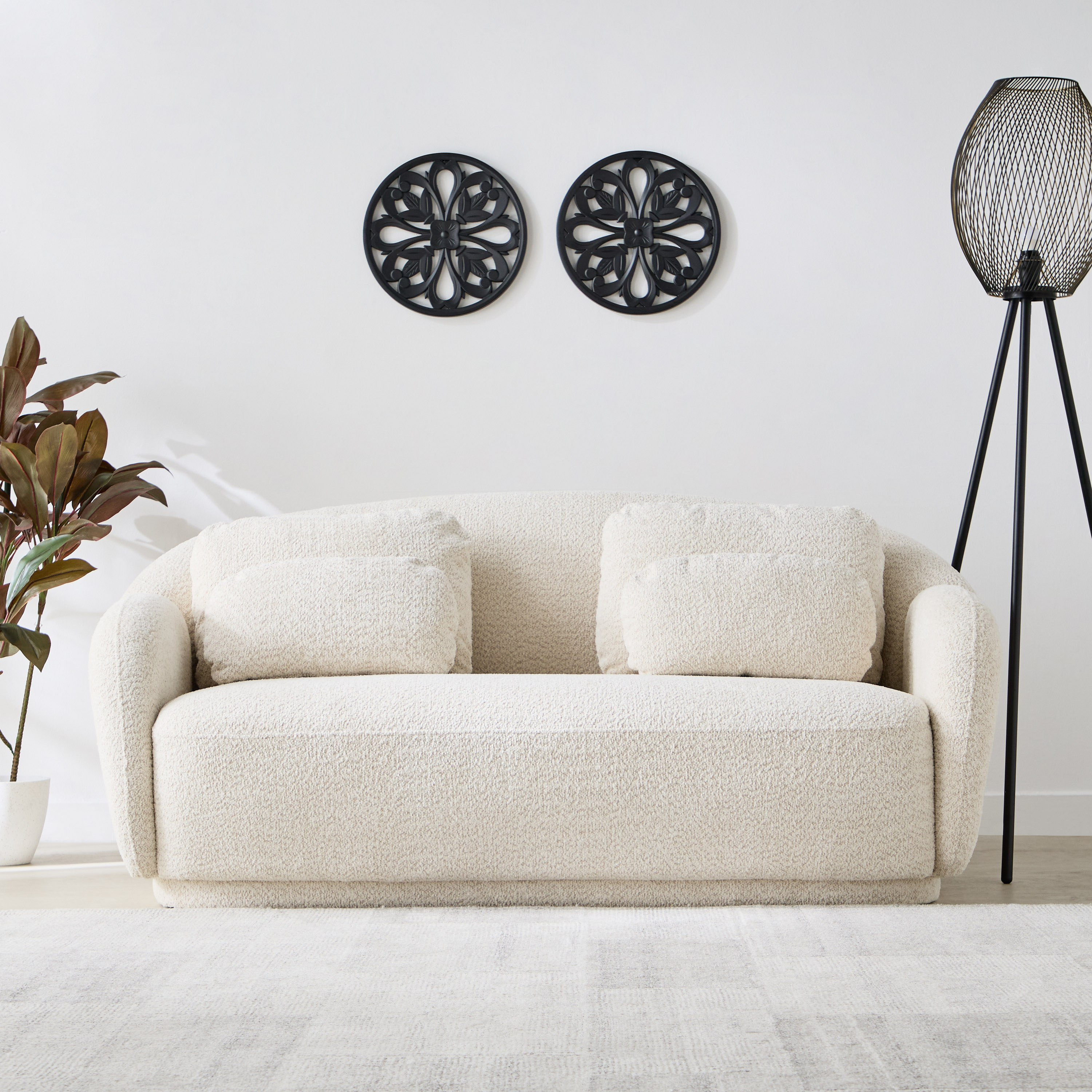 كنبة قماش مقعدين مع 4 وسائد من ميلفي-hbxlivingroom-sofasandarmchairs-sofas-image-2