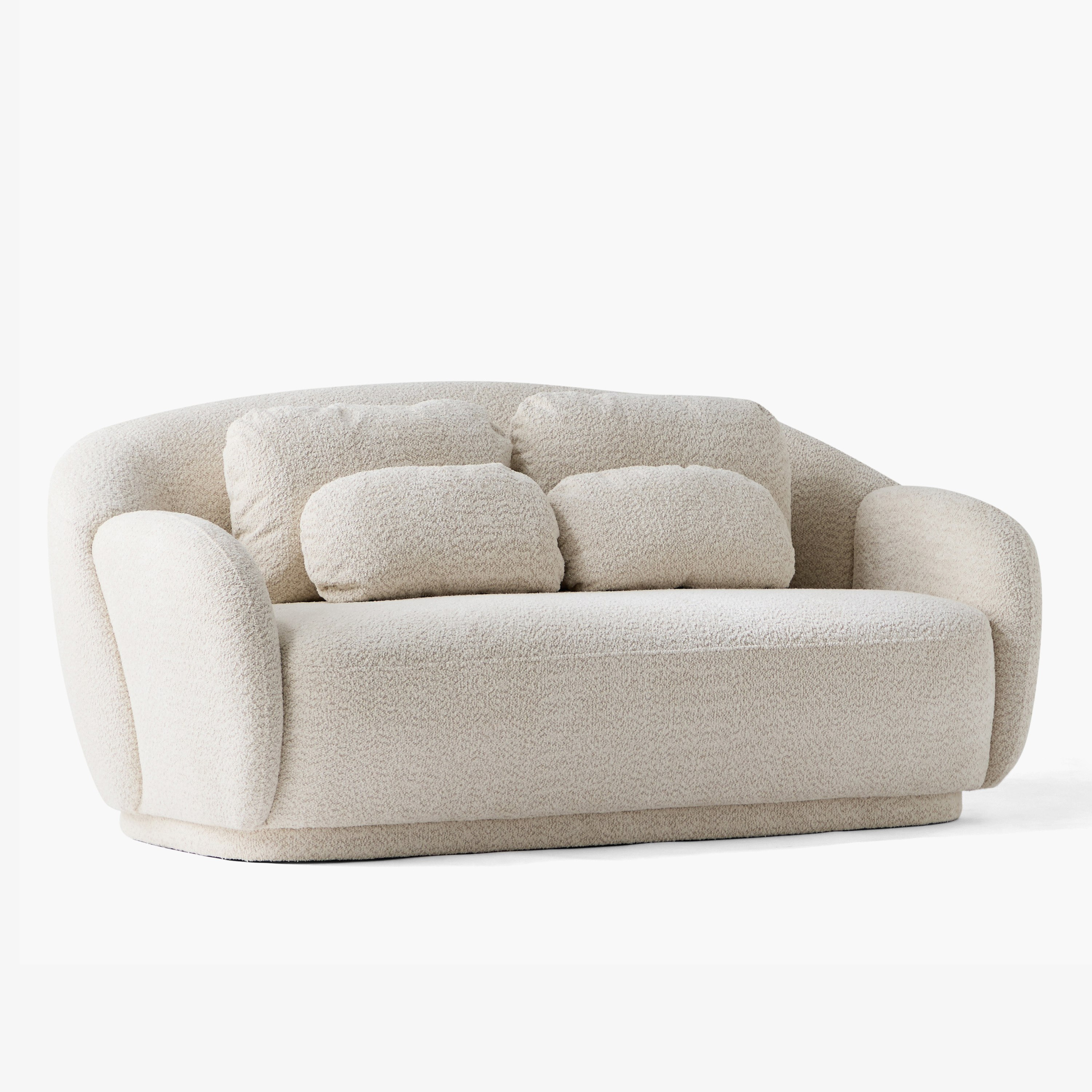 كنبة قماش مقعدين مع 4 وسائد من ميلفي-hbxlivingroom-sofasandarmchairs-sofas-image-10