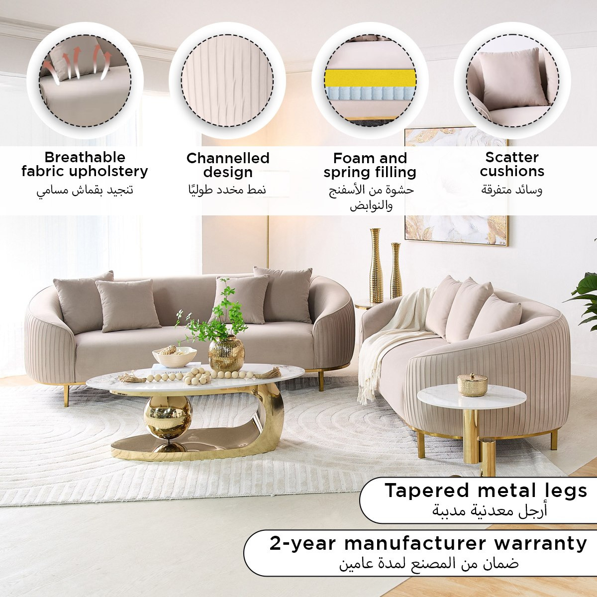 Sorrento 2-Seater Fabric Sofa with 3 Cushions-hbxlivingroom-sofasandarmchairs-sofas-image-4