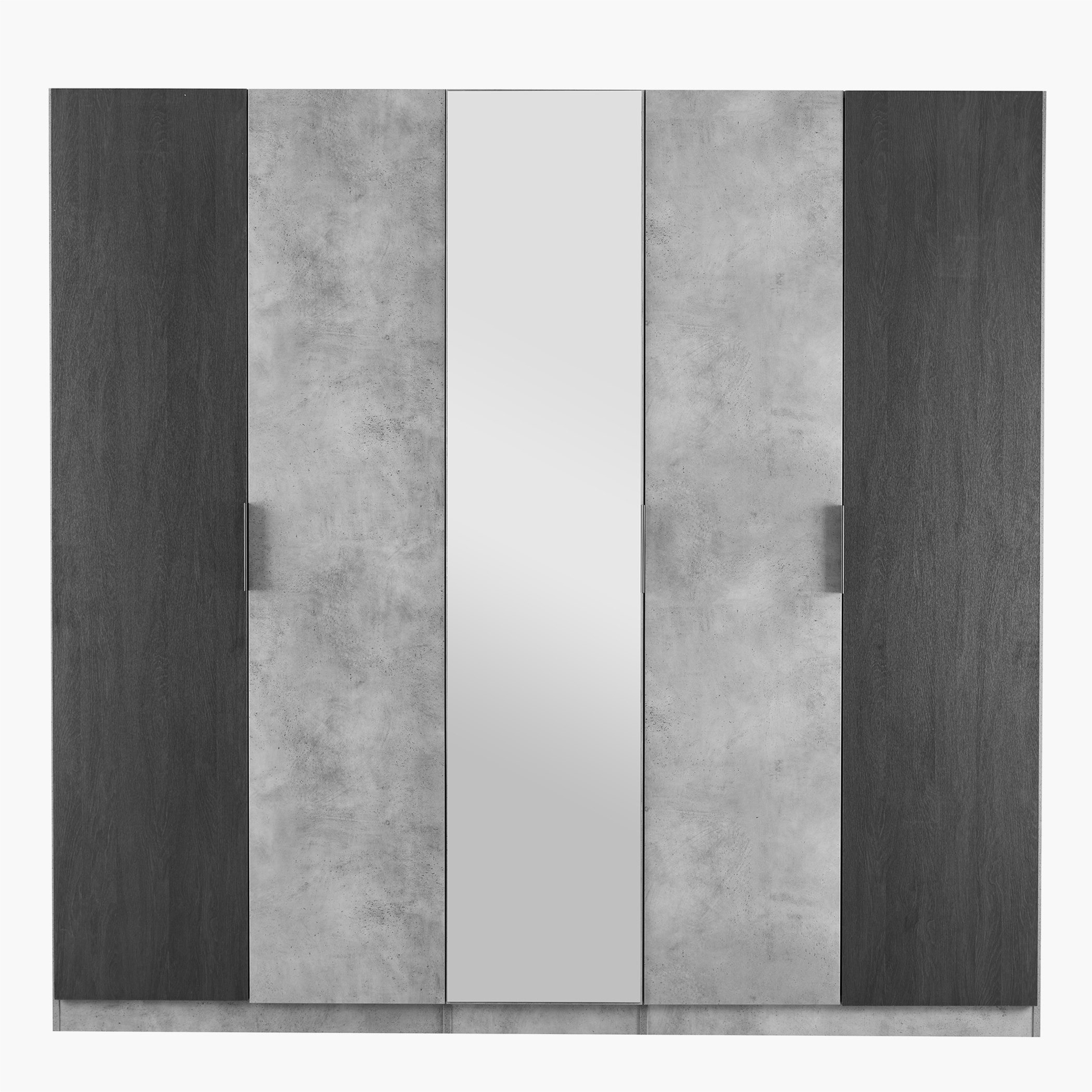 خزانة ملابس 5 أبواب مع مرآة - لاتفيا من موڤو-hbxfurniture-wardrobes-image-3