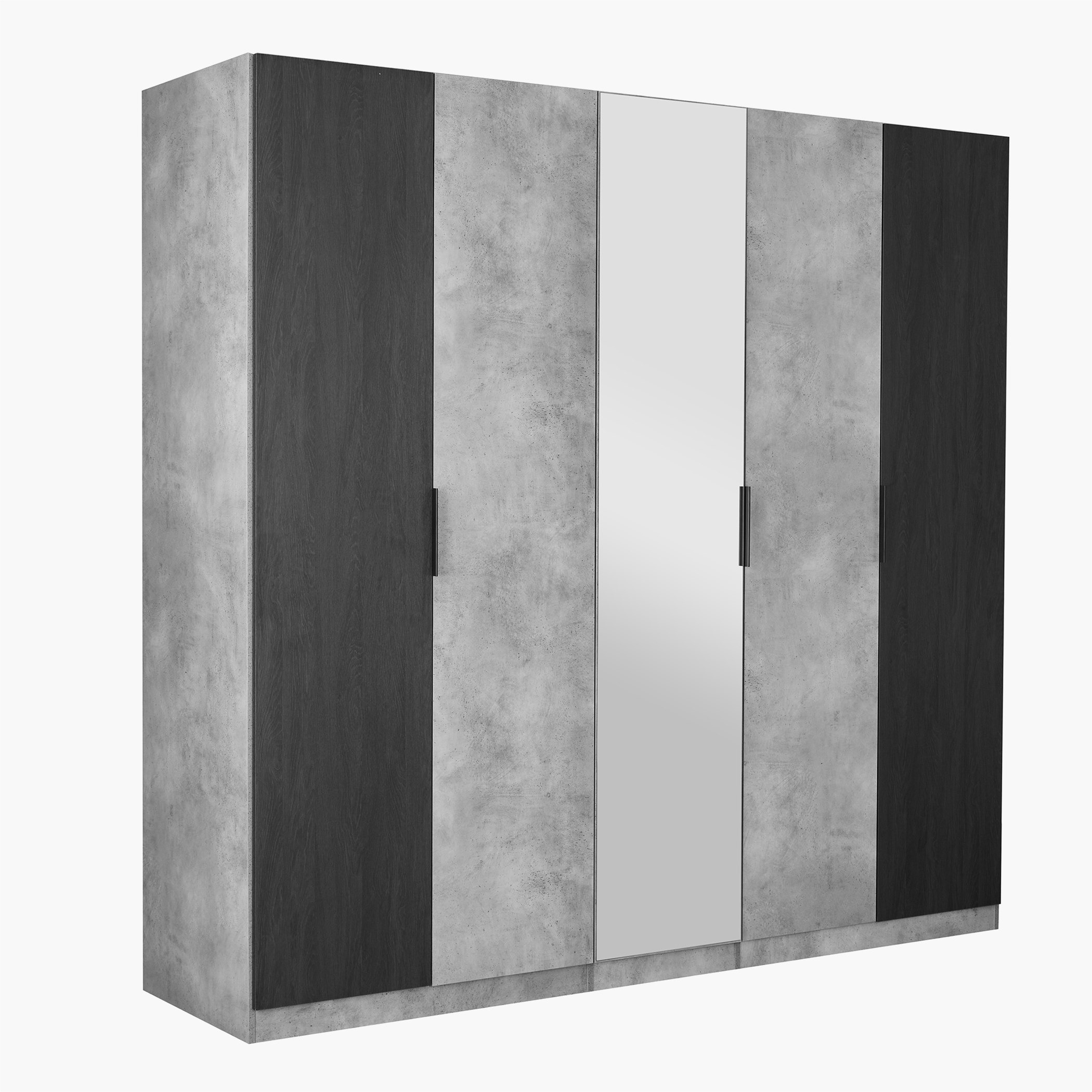 خزانة ملابس 5 أبواب مع مرآة - لاتفيا من موڤو-hbxfurniture-wardrobes-image-6