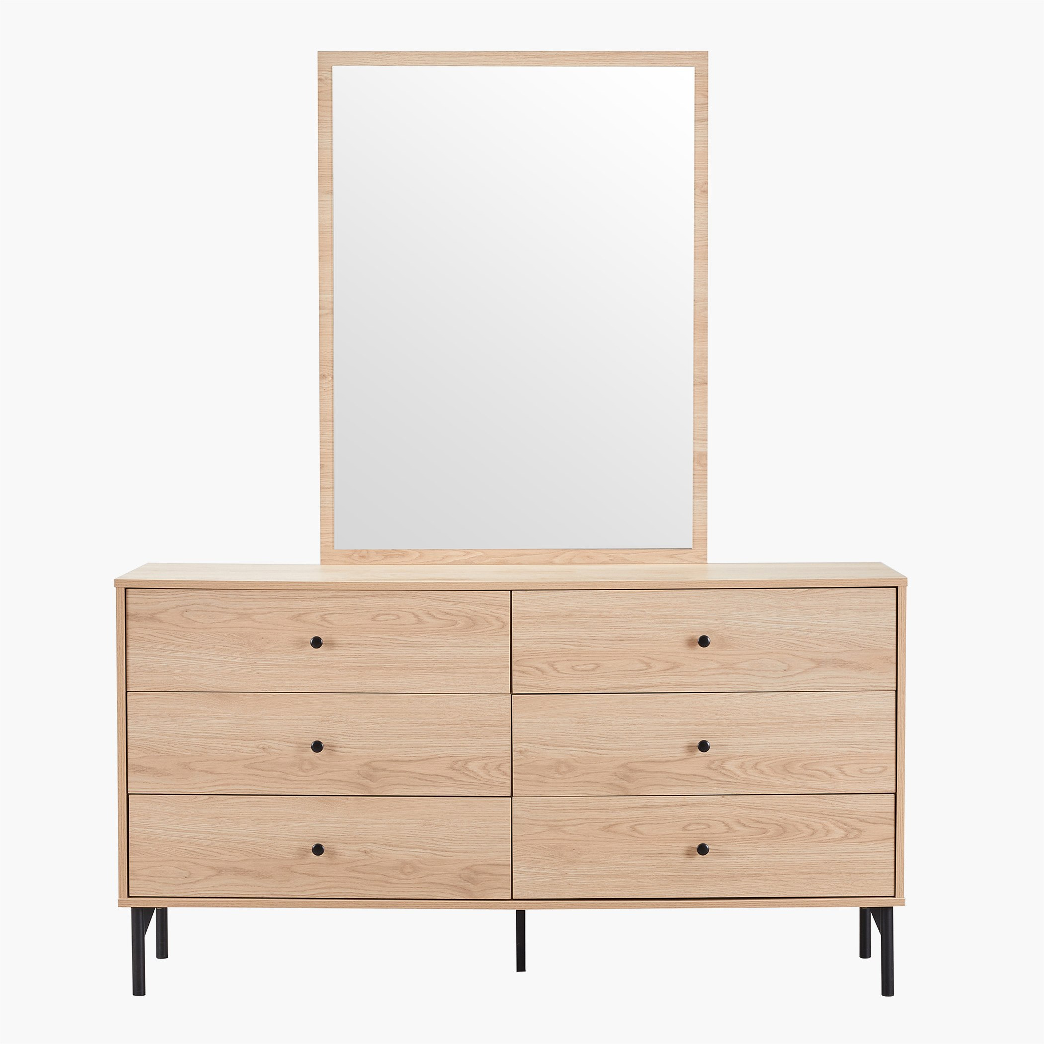 طاولة تزيين رئيسية 6 أدراج من تشارلستون-hbxfurniture-bedroom-dressersandmirrors-image-7