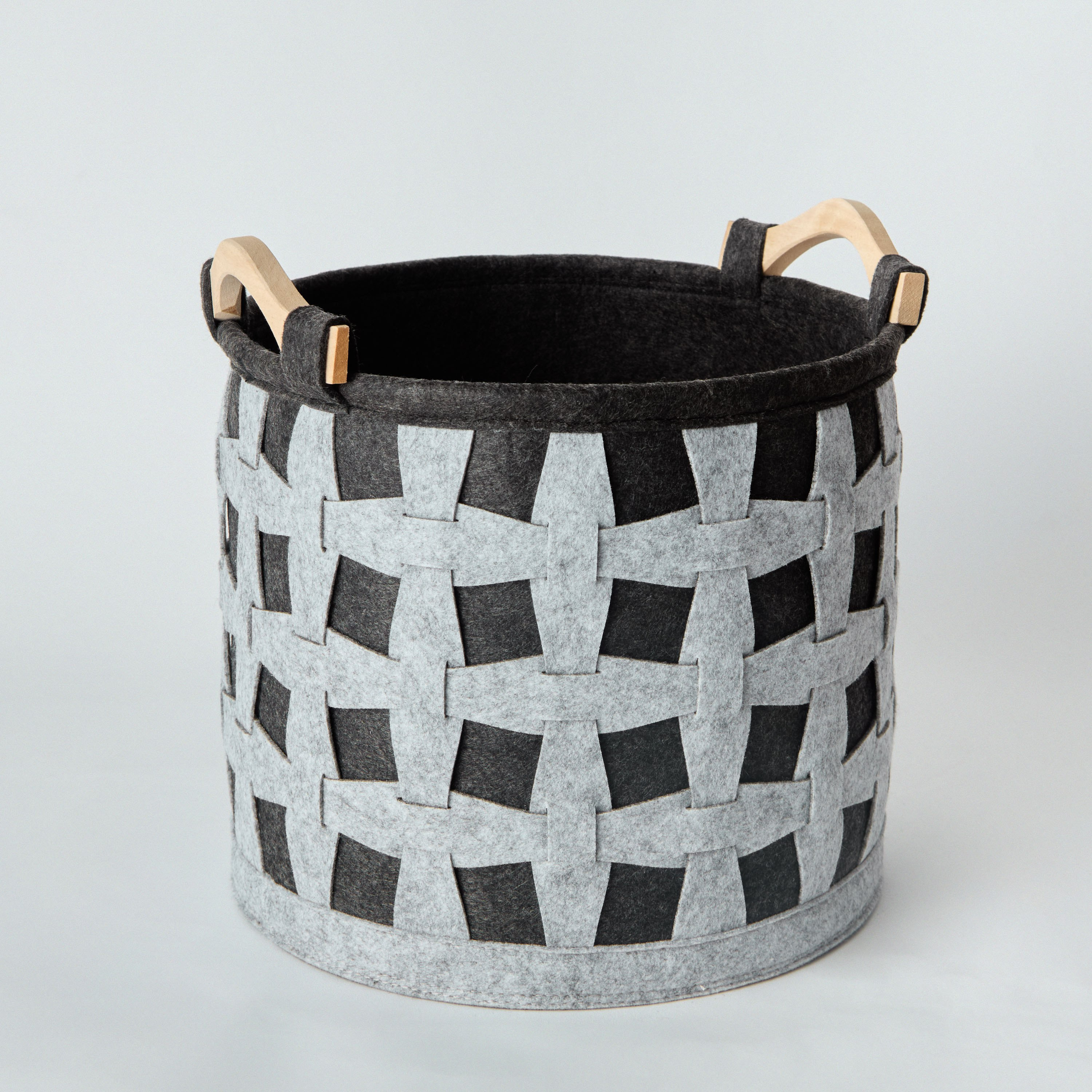 Circular 3-Piece Felt Basket Set-hbxbedroom-bedroomaccessories-bedroomstorage-image-6