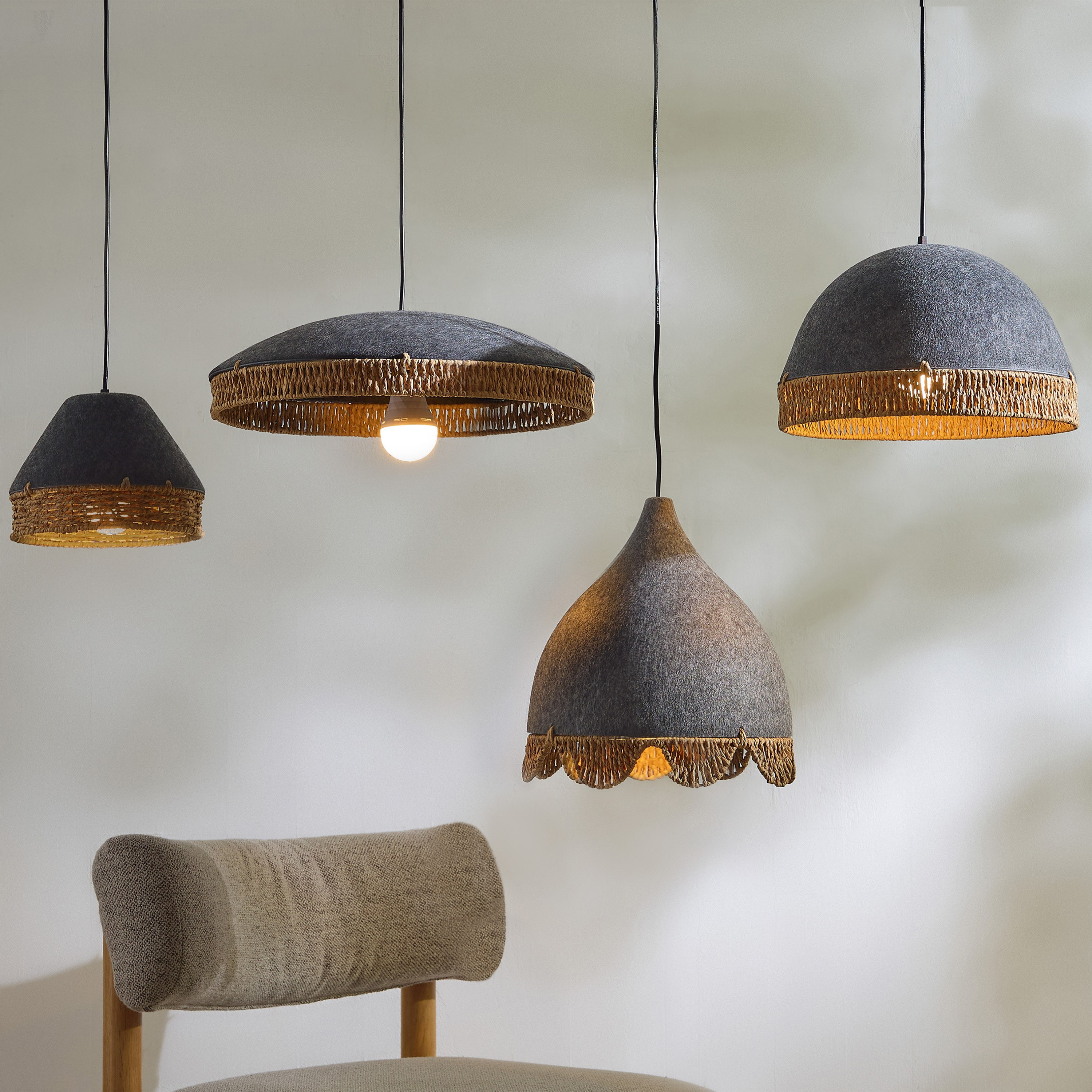 Fema Mateo Felt Lampshade - 33x16x21 cm-hbxhomeware-hbxlivingroom-image-5