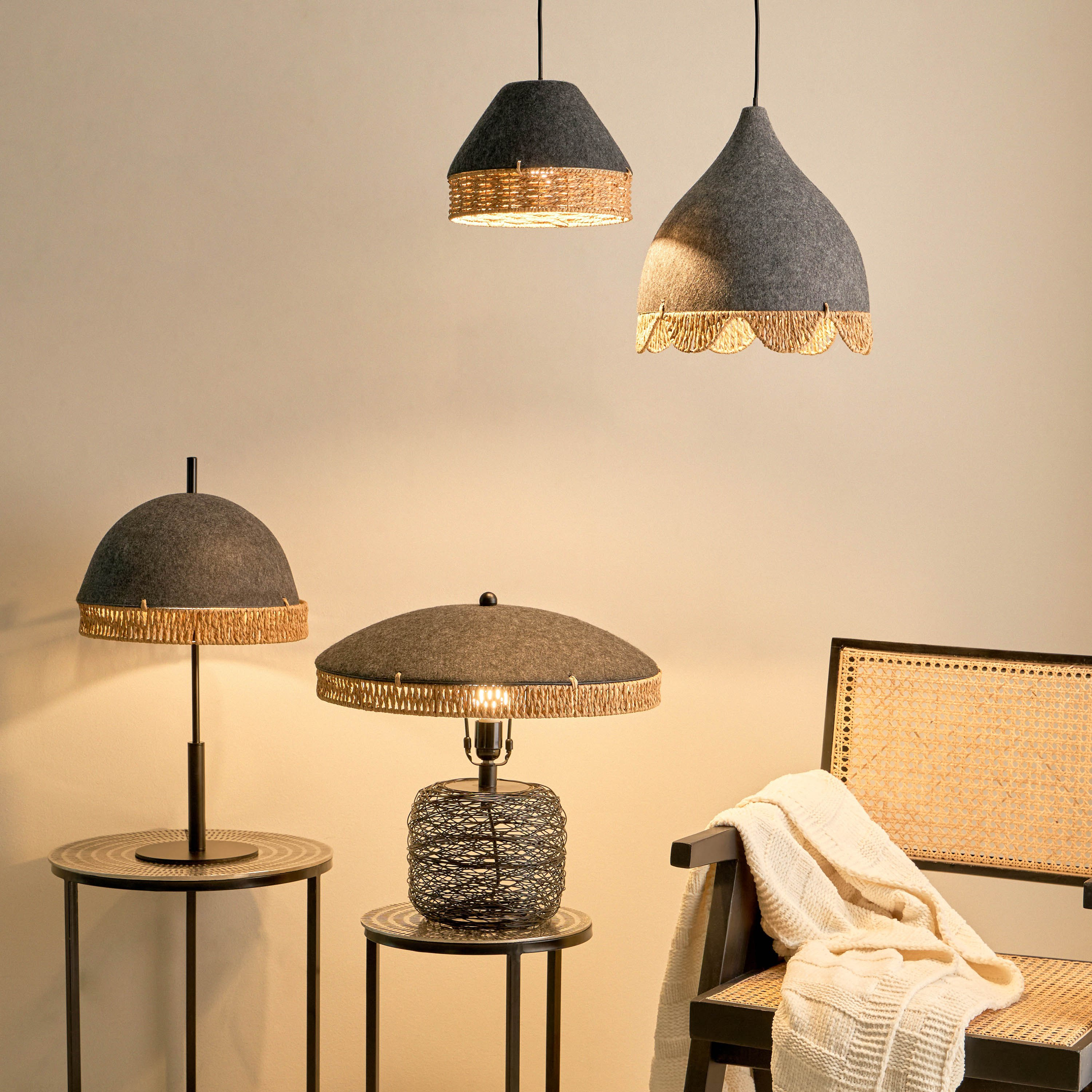 Fema Corsica Felt Lampshade - 31x20x24 cm-PROMO_HB_AE_B2G2_011025-image-5