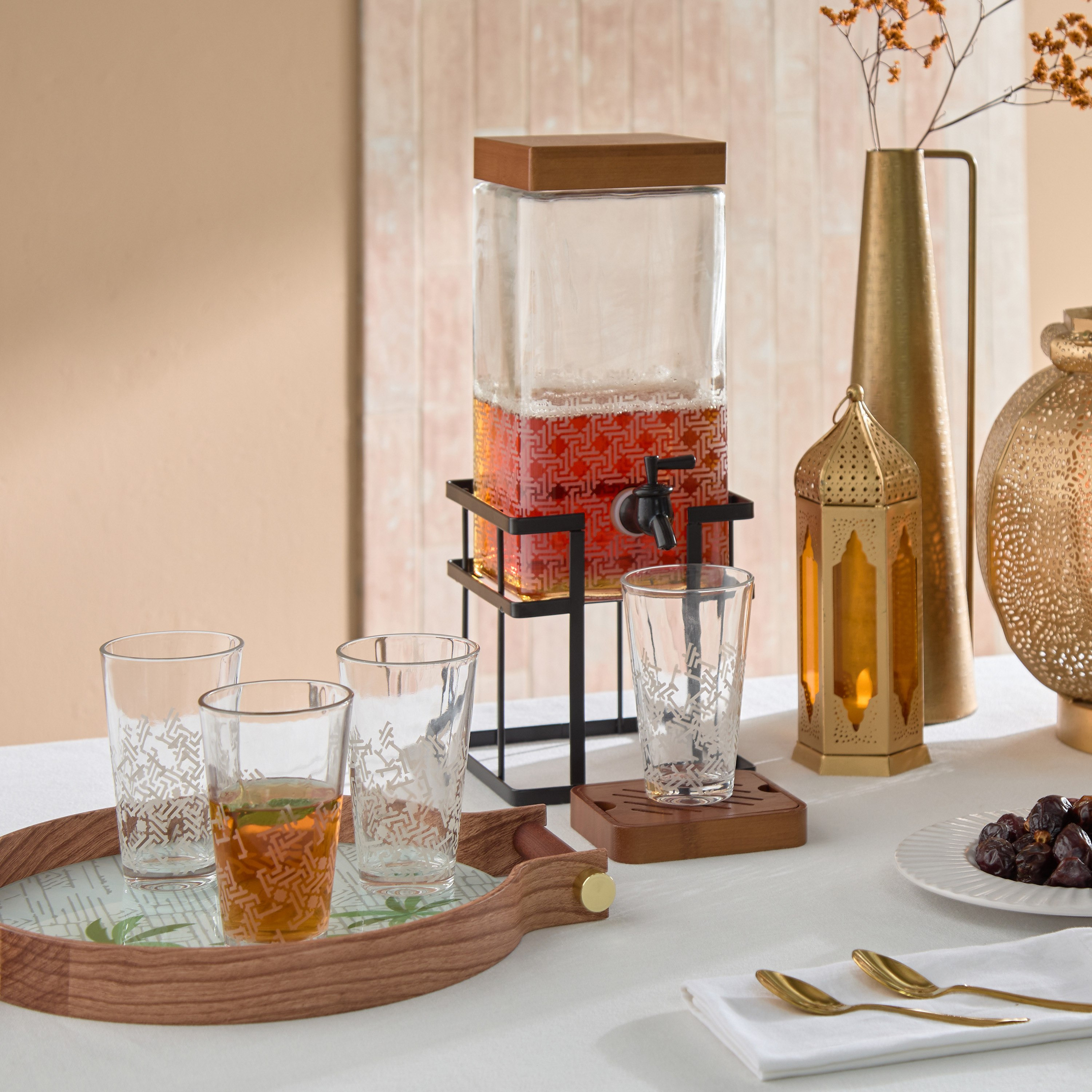 Skyline Mirage Dispenser with Drainer and Iron Stand - 4 L-hbxhomeware-hbxkitchen-image-6