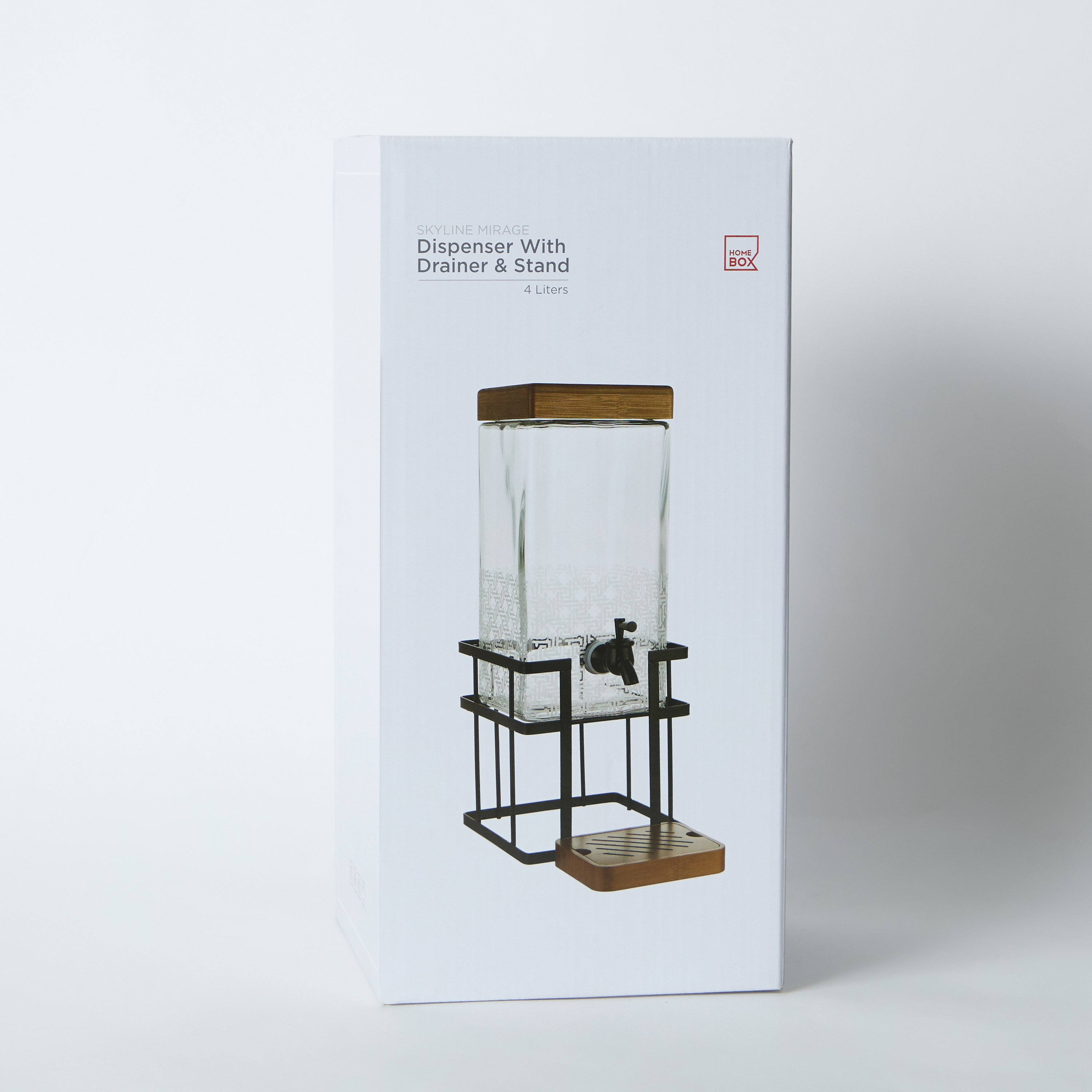 Skyline Mirage Dispenser with Drainer and Iron Stand - 4 L-hbxhomeware-hbxkitchen-image-7