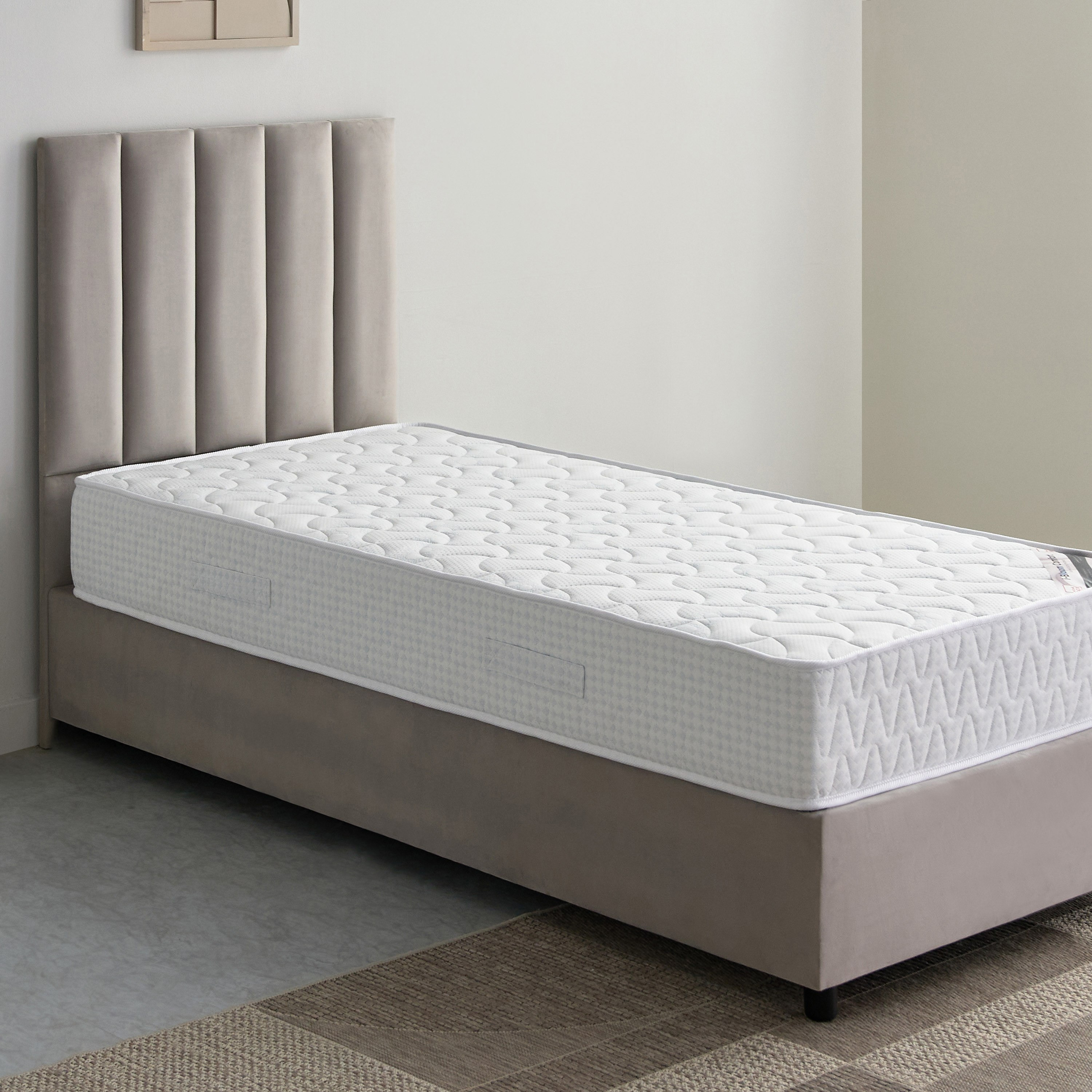 SleepNest iBloom Comfort Medium Firm Bonnell Spring Single Mattress - 90x200x23 cm-hbxfurniture-bedroom-mattresses-single-image-2