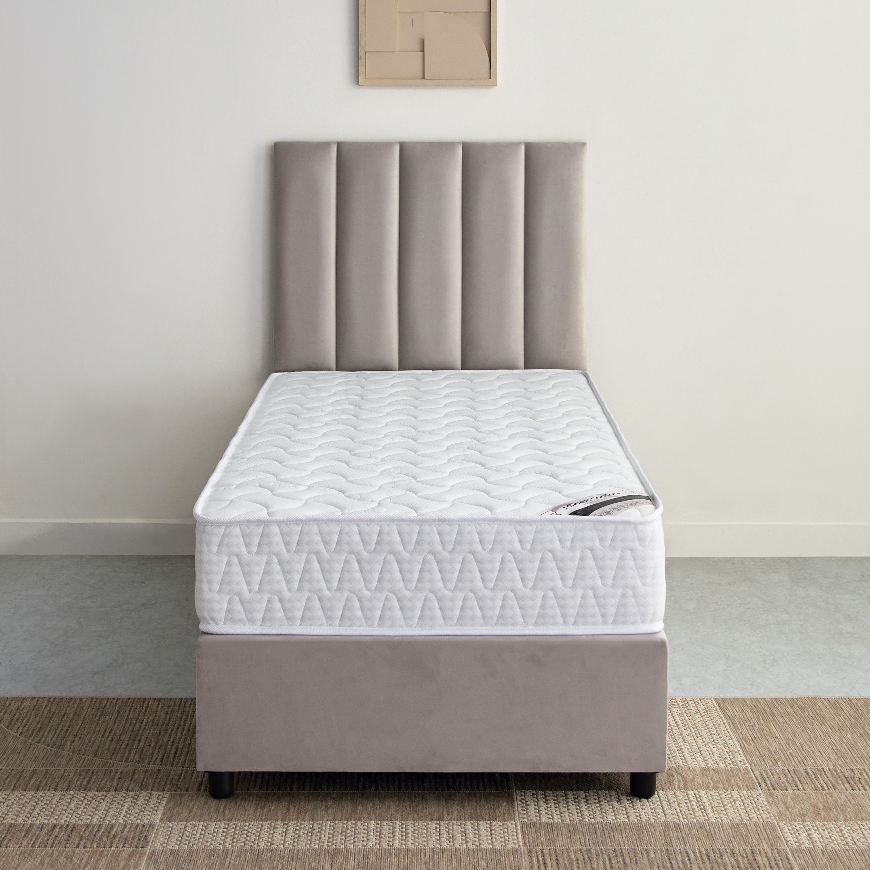 SleepNest iBloom Comfort Medium Firm Bonnell Spring Single Mattress - 90x200x23 cm-hbxfurniture-bedroom-mattresses-single-image-3