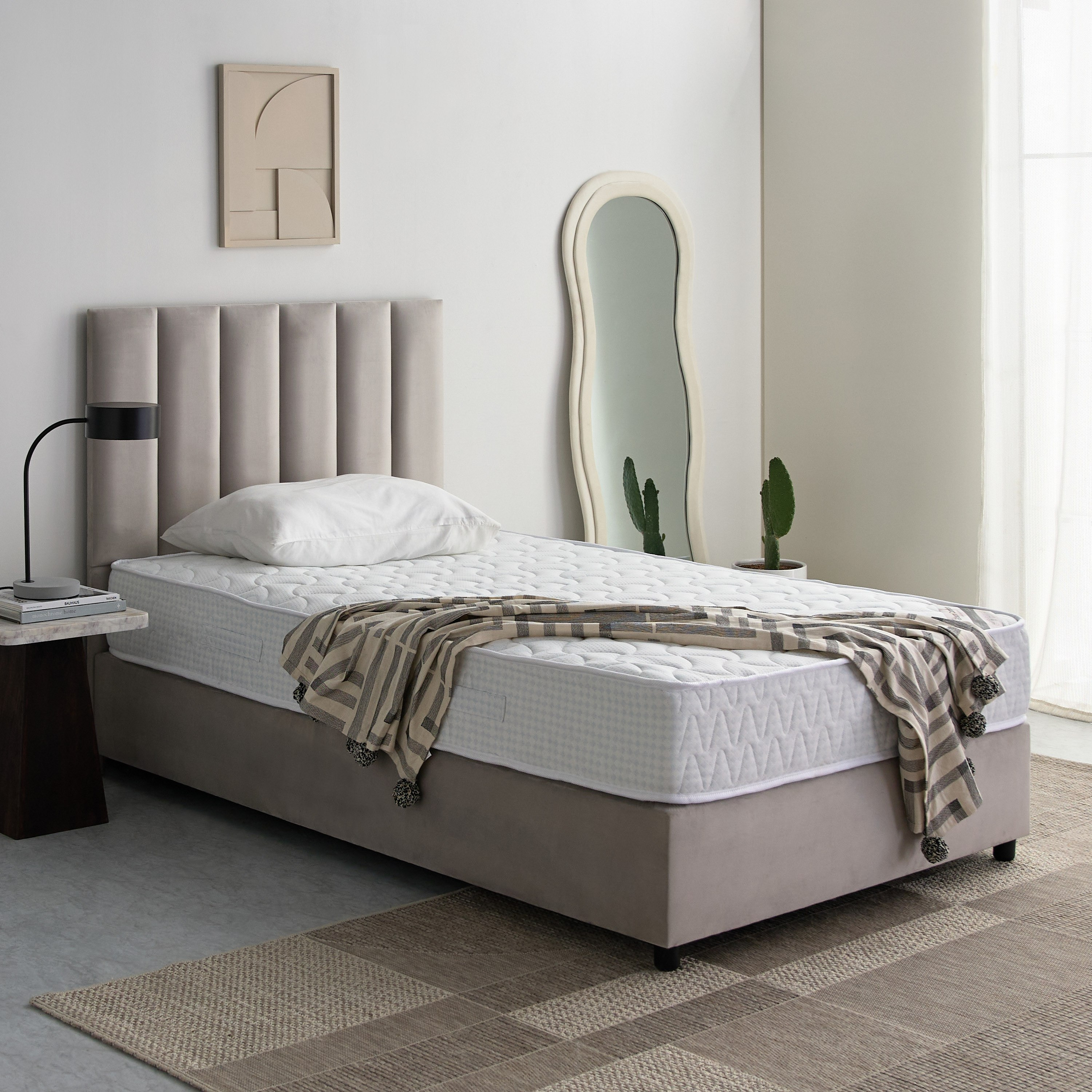 مرتبة كوين بنوابض حلزونية متوسطة الصلابة من سليب نيست آي بلوم كومفورت -  155x205x23 سم-hbxbedroom-mattresses-queen-image-9