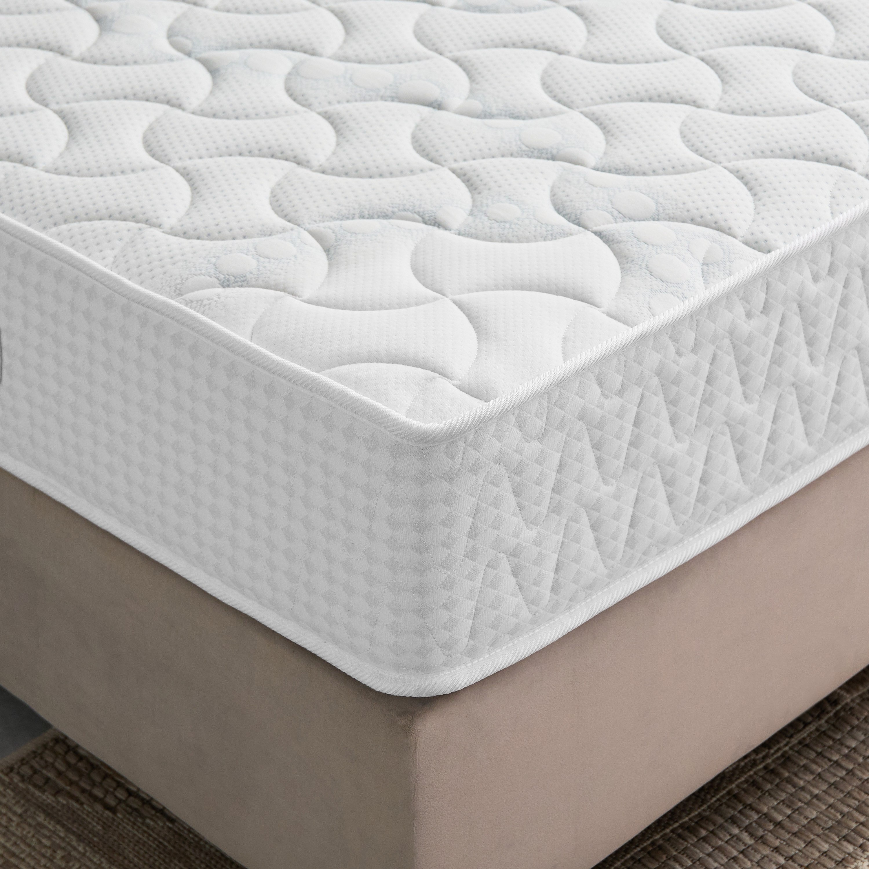 مرتبة كوين بنوابض حلزونية متوسطة الصلابة من سليب نيست آي بلوم كومفورت - 160x200x23 سم-hbxbedroom-mattresses-queen-image-6