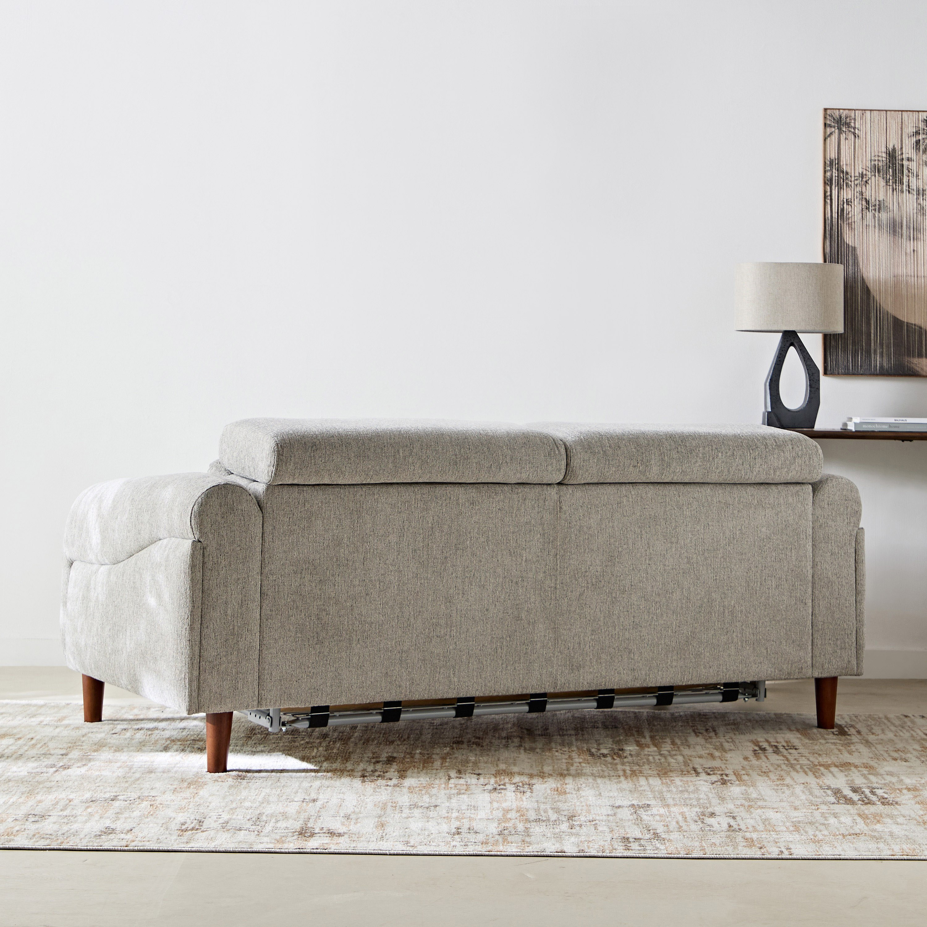 كنبة سرير قماش بثلاثة مقاعد مع مسند رأس قابل للتعديل ومرتبة ميموري فوم من سبكتور-hbxfurniture-sofasandarmchairs-sofabeds-image-5