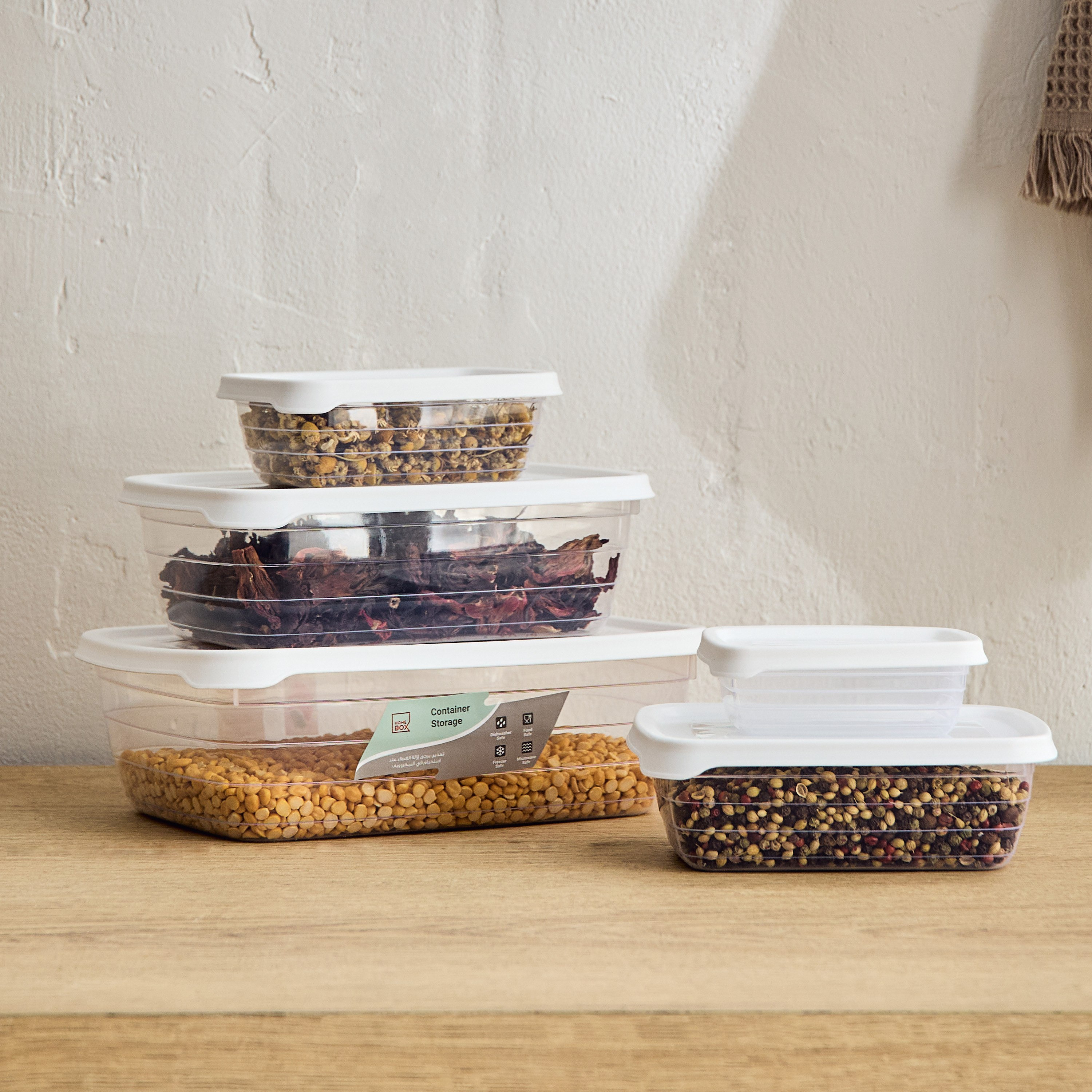 Spectra 5-Piece Pearl Container Set-hbxhomeware-hbxkitchen-image-1
