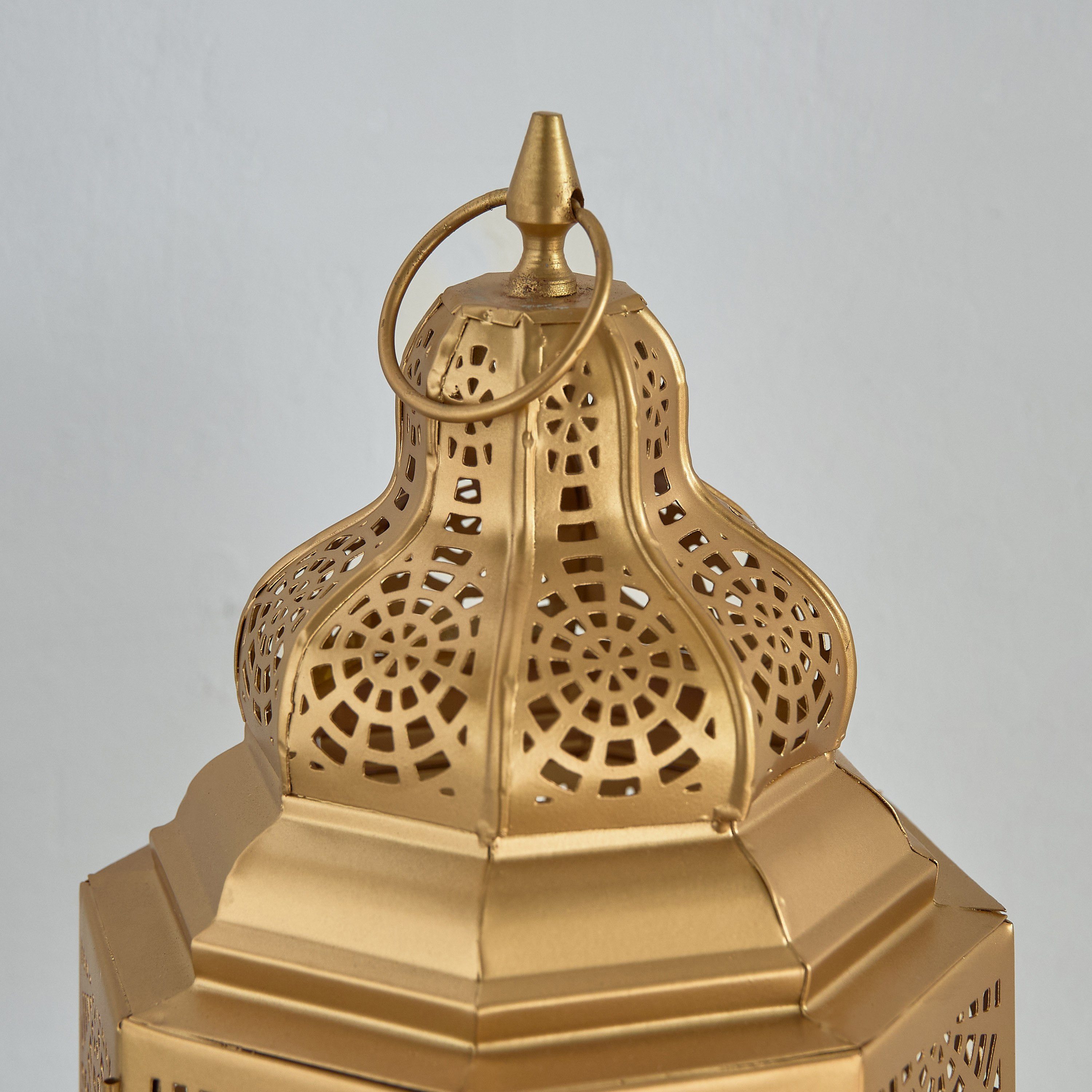 Isaba Metal Cutwork Lantern - 26x26x50 cm-PROMO_HB_AE_B1G1_250925-image-4