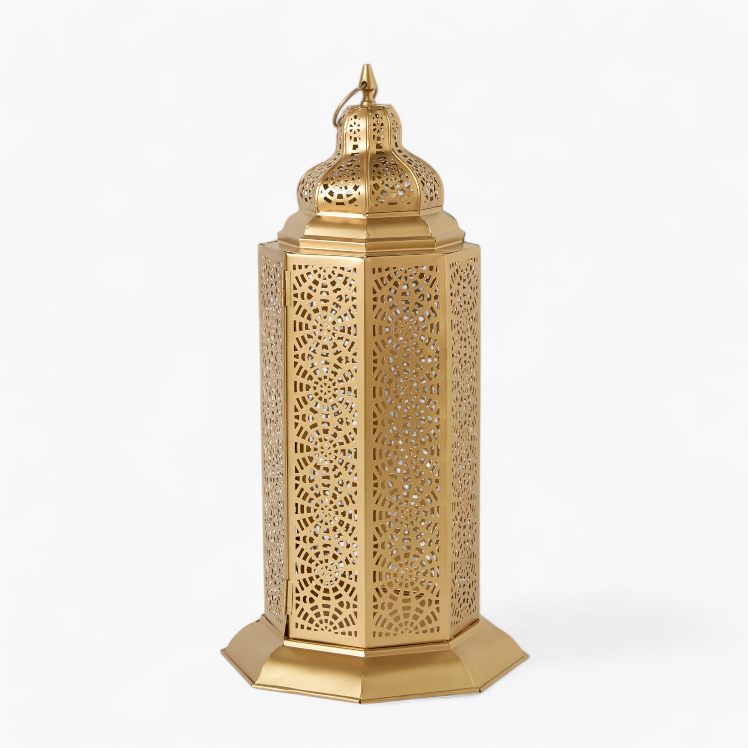 Isaba Metal Cutwork Lantern - 26x26x50 cm-PROMO_HB_AE_B1G1_250925-image-7