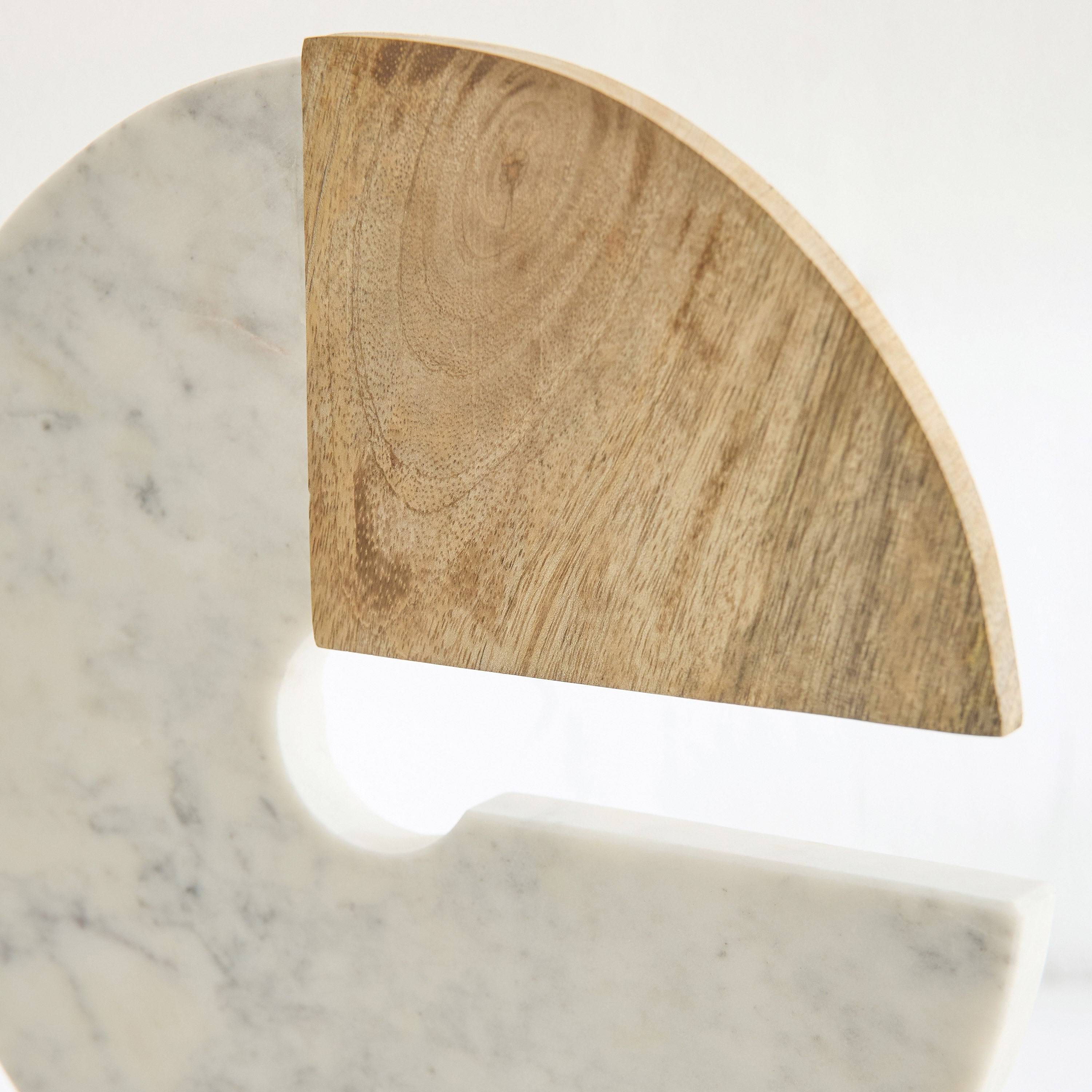 Blake Wood and Marble Table Accent with Marble Base - 23x7.5x25 cm-hbxhomeware-homedecor-figurinesandornaments-image-3