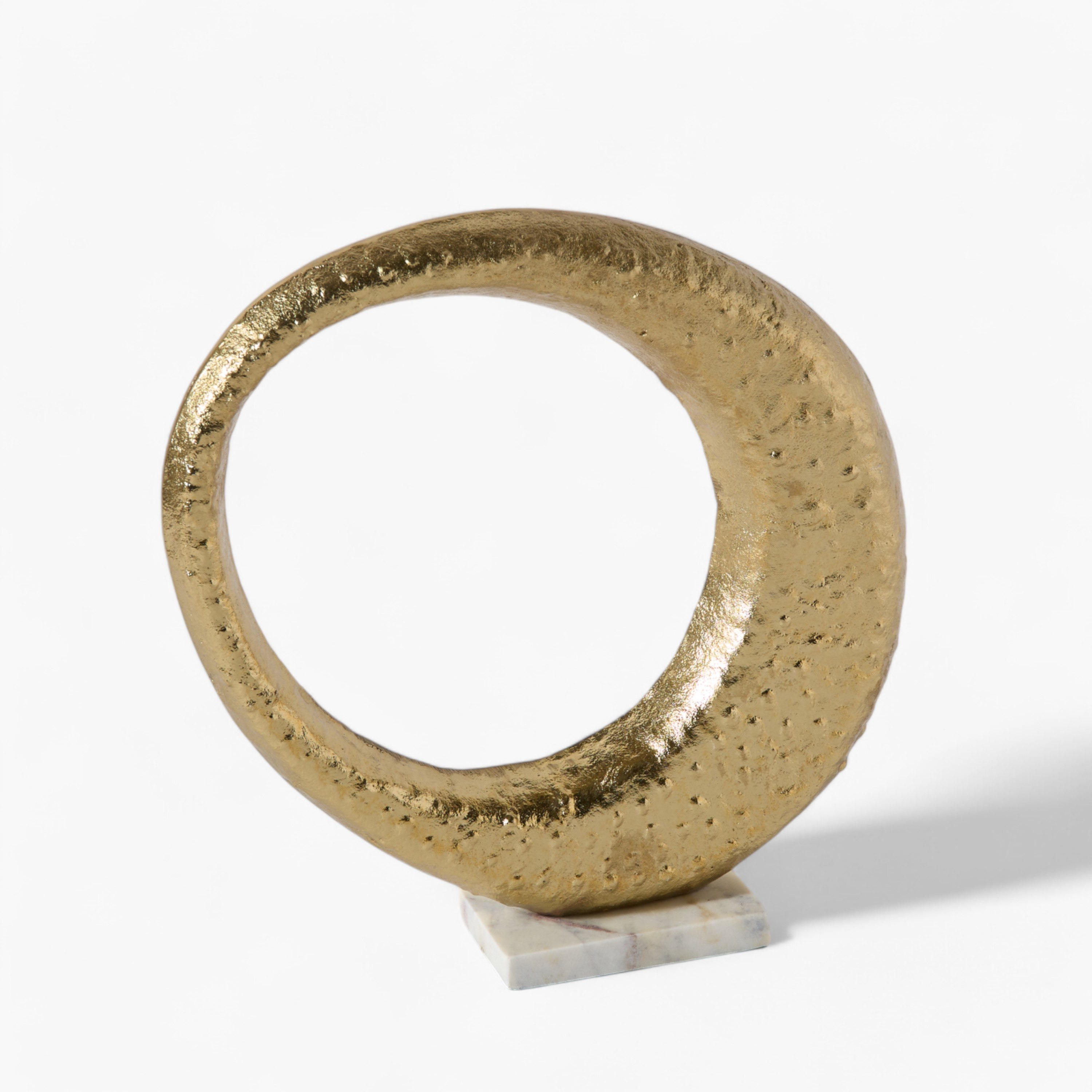Blake Aluminium Museum Accent with Marble Base - 29.5x8x31 cm-hbxhomeware-homedecor-figurinesandornaments-image-5