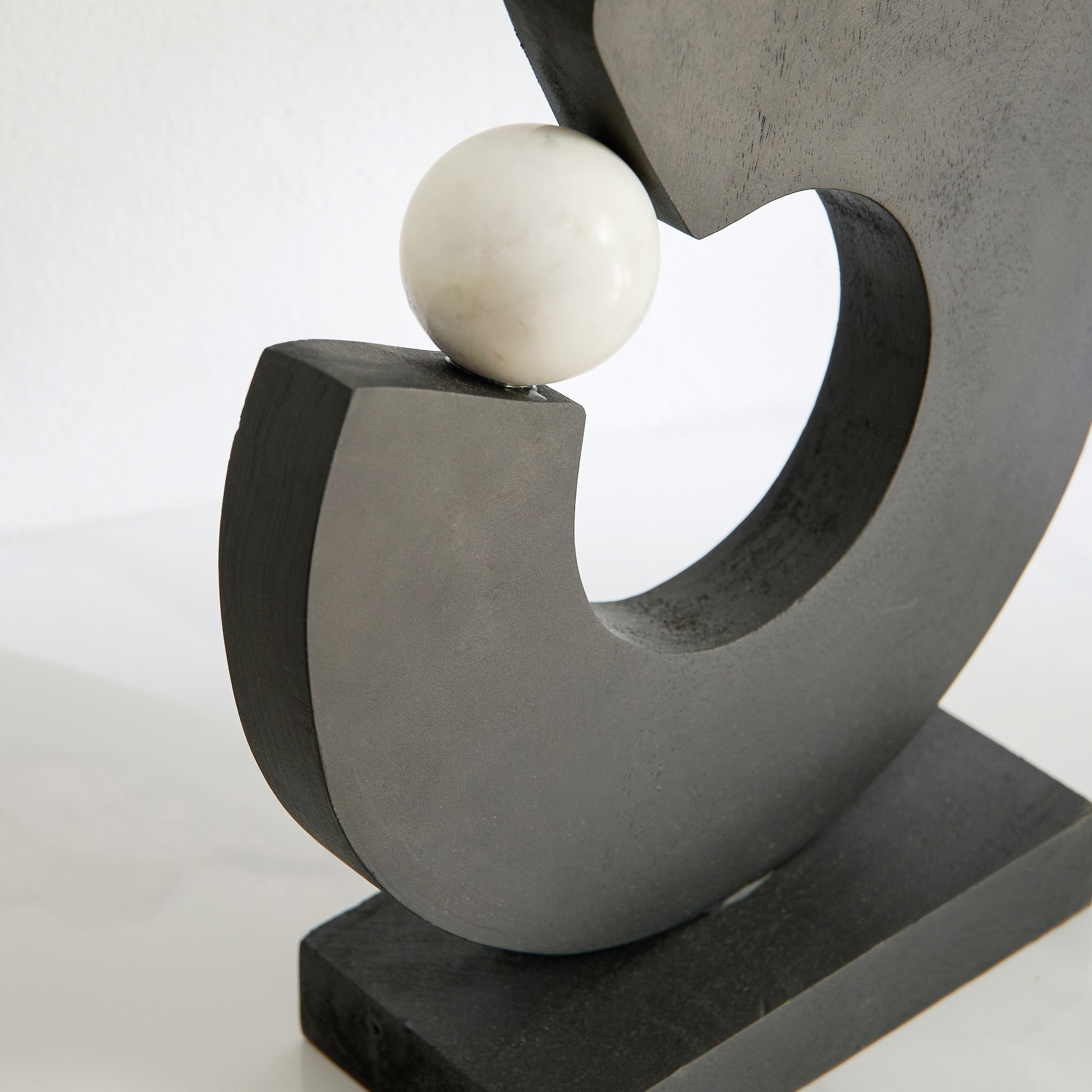 Blake Wooden Table Accent with Marble Ball - 29x9x27.5 cm-hbxhomeware-homedecor-figurinesandornaments-image-3
