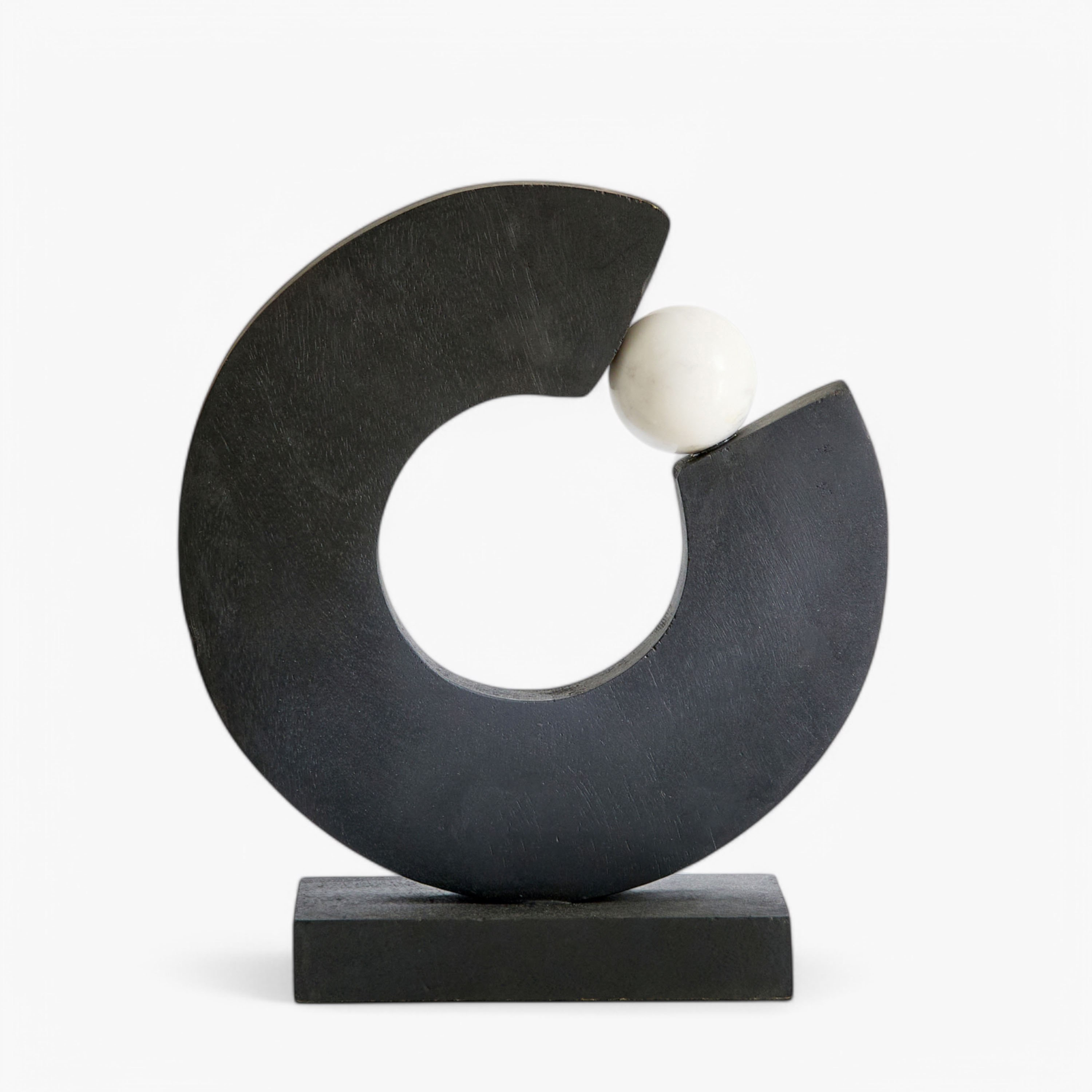 Blake Wooden Table Accent with Marble Ball - 29x9x27.5 cm-hbxhomeware-homedecor-figurinesandornaments-image-5