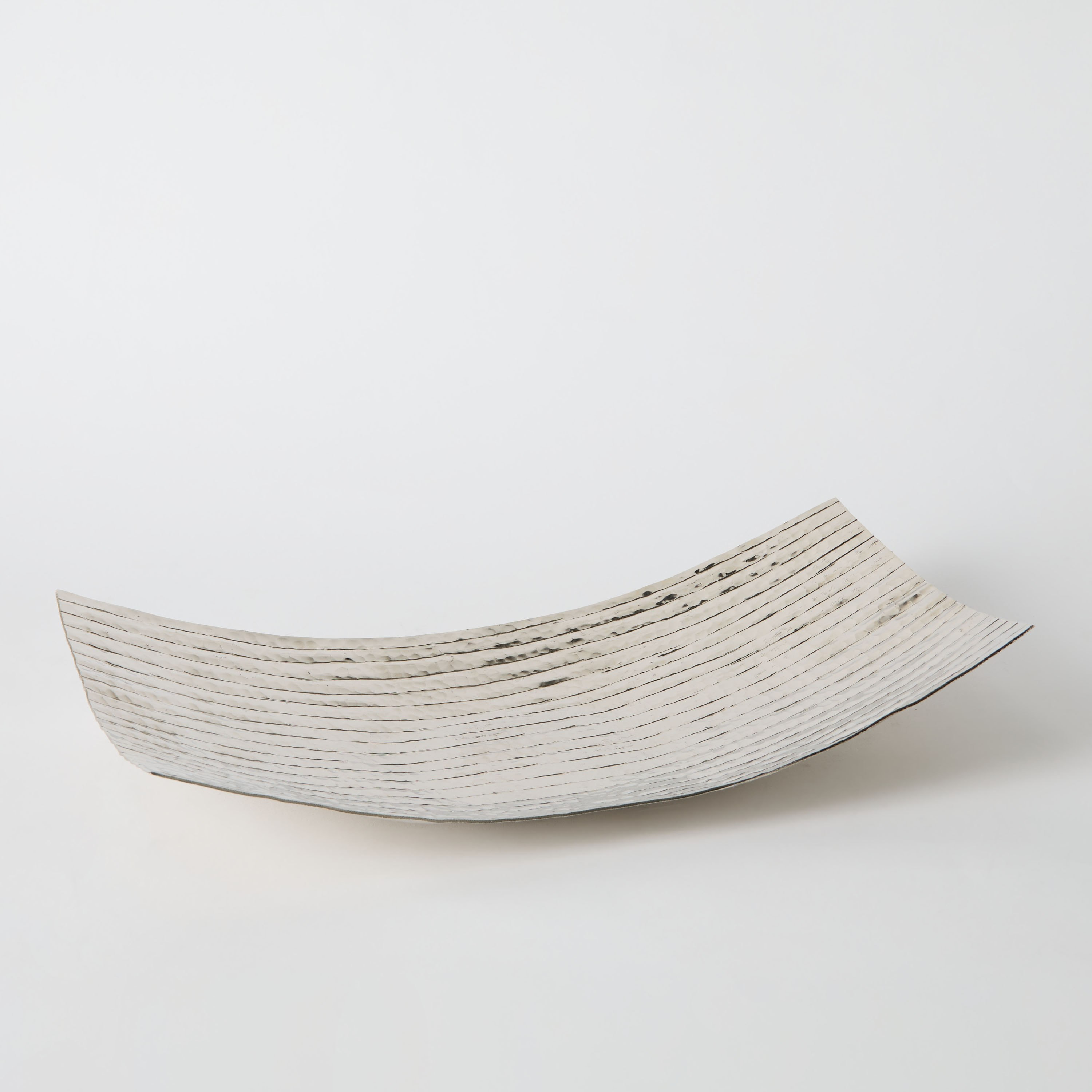 وعاء مستطيل مضلع لامع ألومنيوم من أوسي - 43 × 23 × 7.5 سم-hbxdecorandfurnishings-homeaccessories-bowls-image-5
