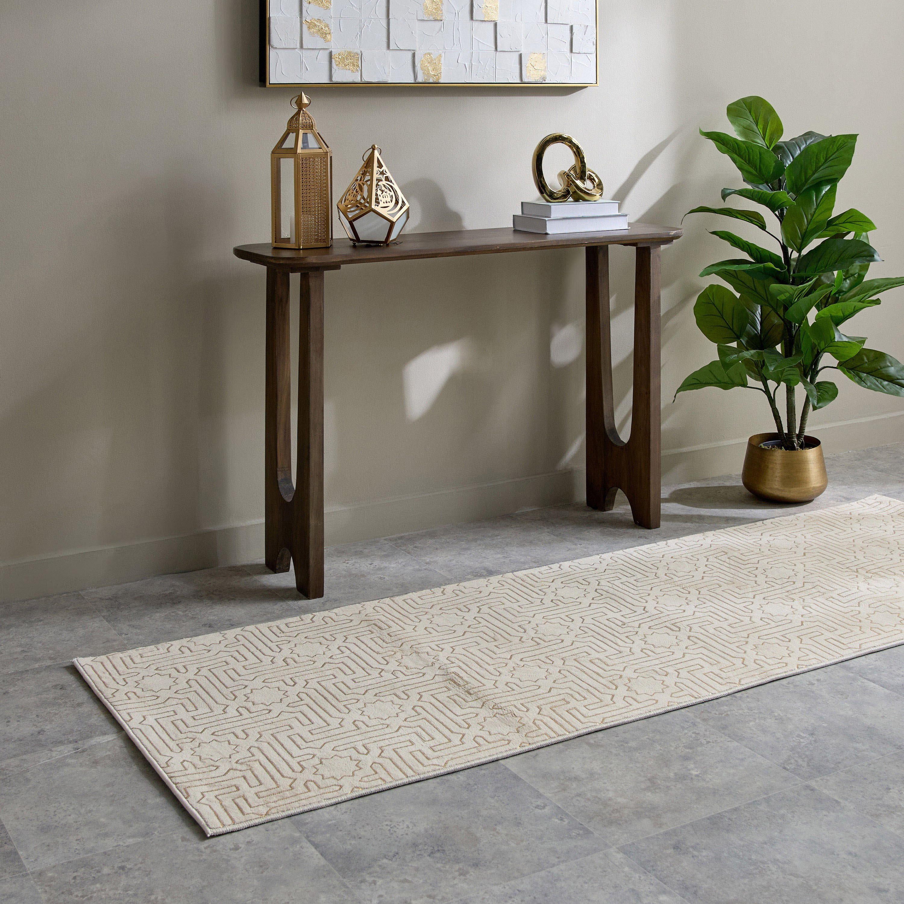 سجادة بطبعات معدنية ميراج من سكاي لاين - 80x150 سم-hbxdecorandfurnishings-floorcoverings-rugs-image-5