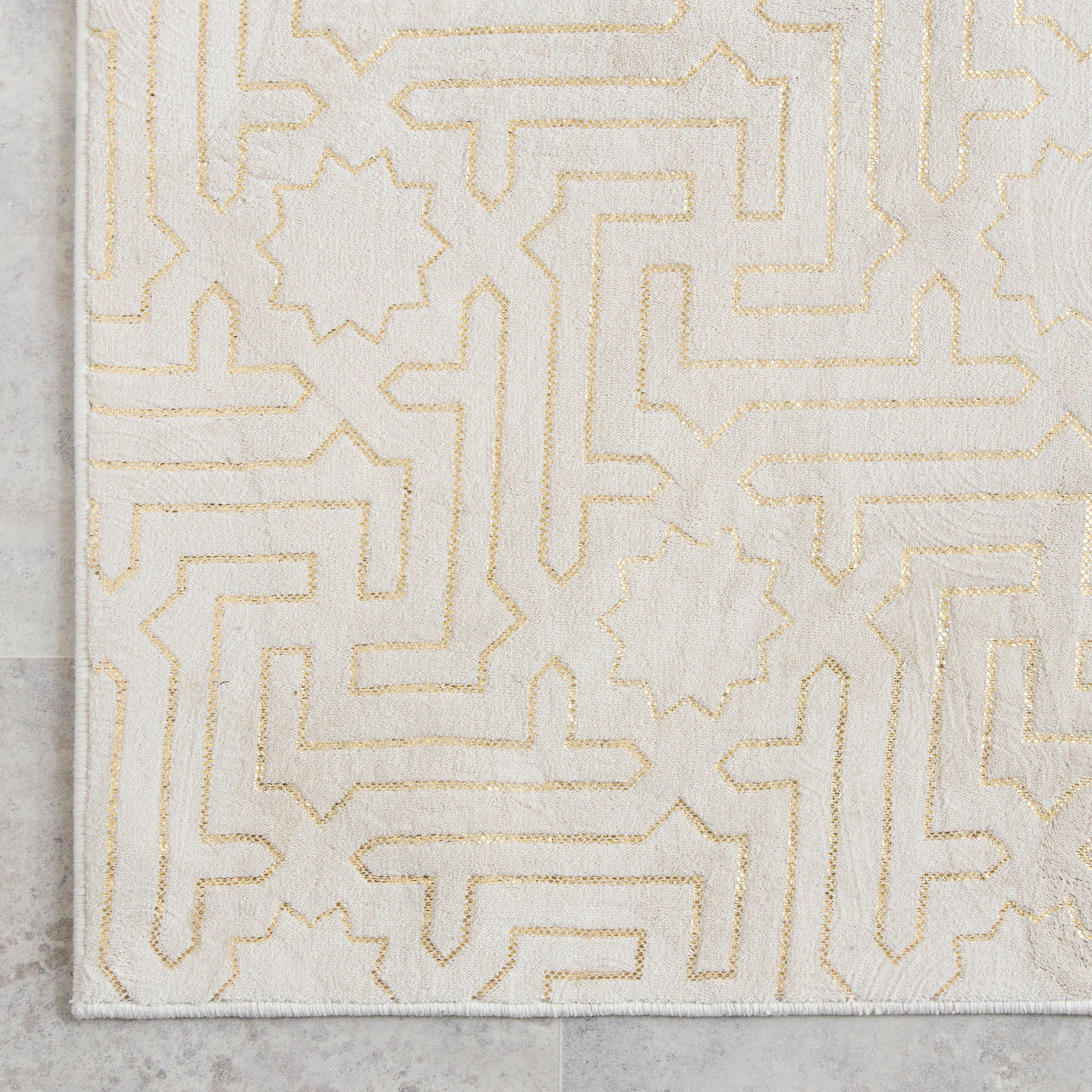 سجادة بطبعات معدنية ميراج من سكاي لاين - 80x230 سم-hbxdecorandfurnishings-floorcoverings-rugs-image-2