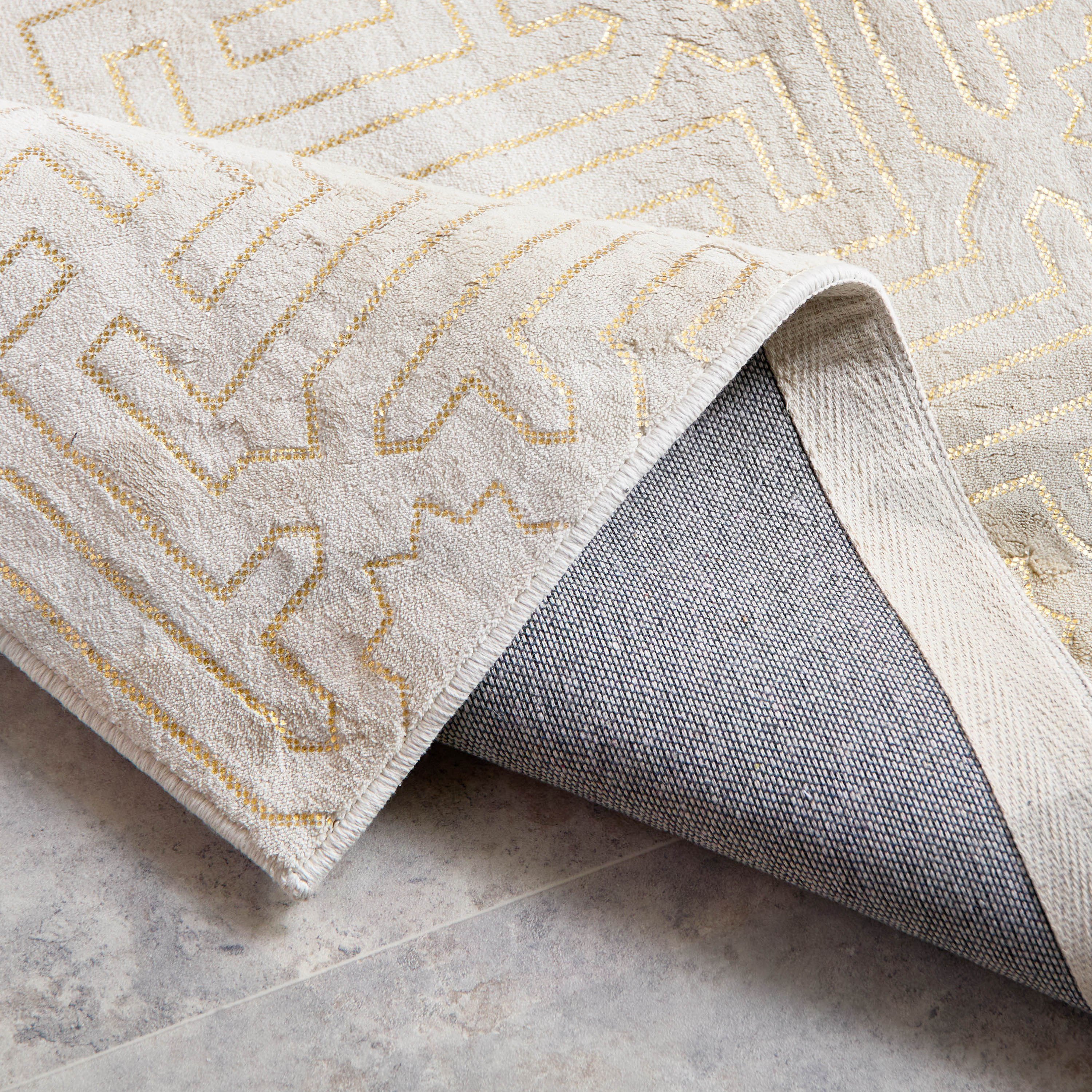 سجادة بطبعات معدنية ميراج من سكاي لاين - 80x230 سم-hbxdecorandfurnishings-floorcoverings-rugs-image-4