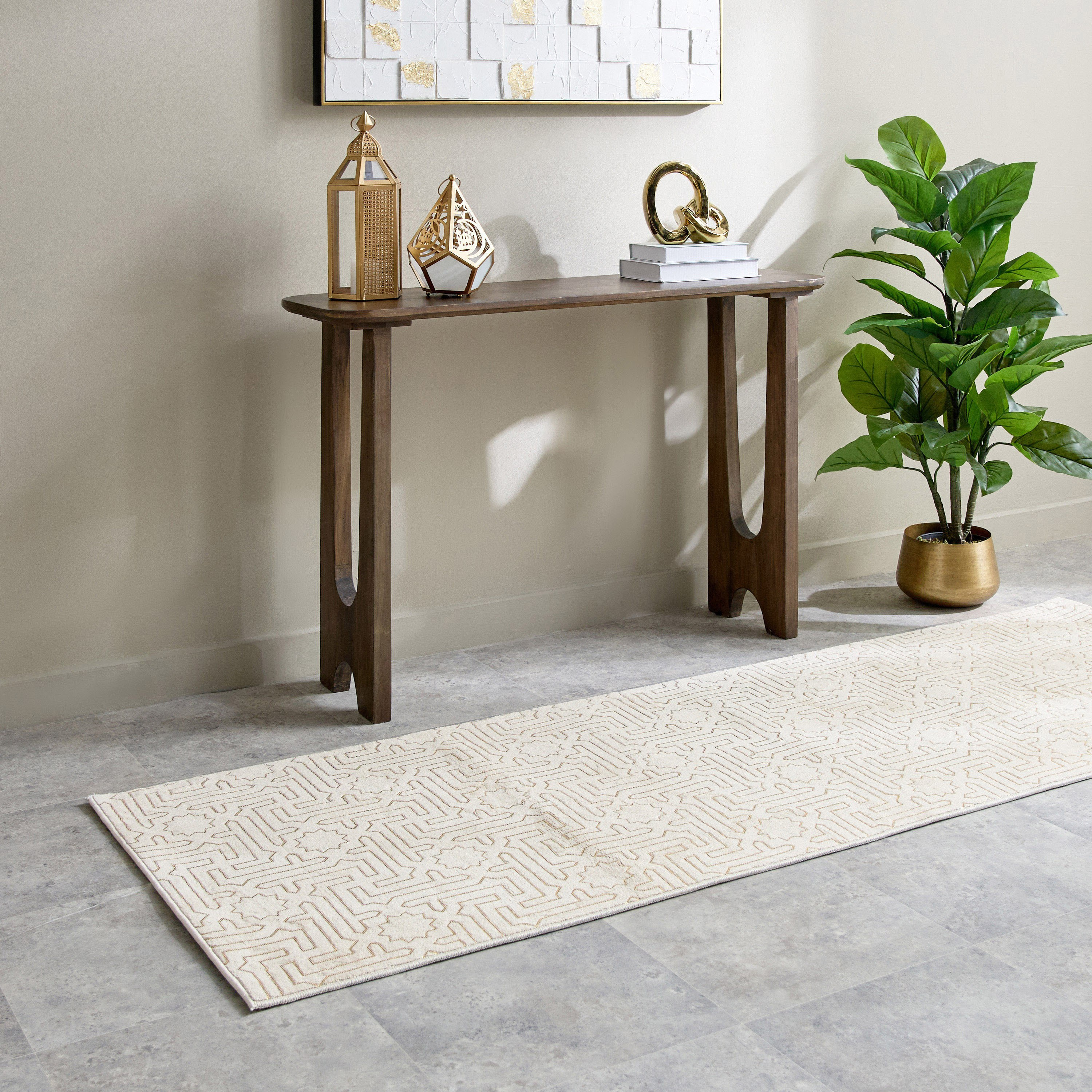 سجادة بطبعات معدنية ميراج من سكاي لاين - 80x230 سم-hbxdecorandfurnishings-floorcoverings-rugs-image-5